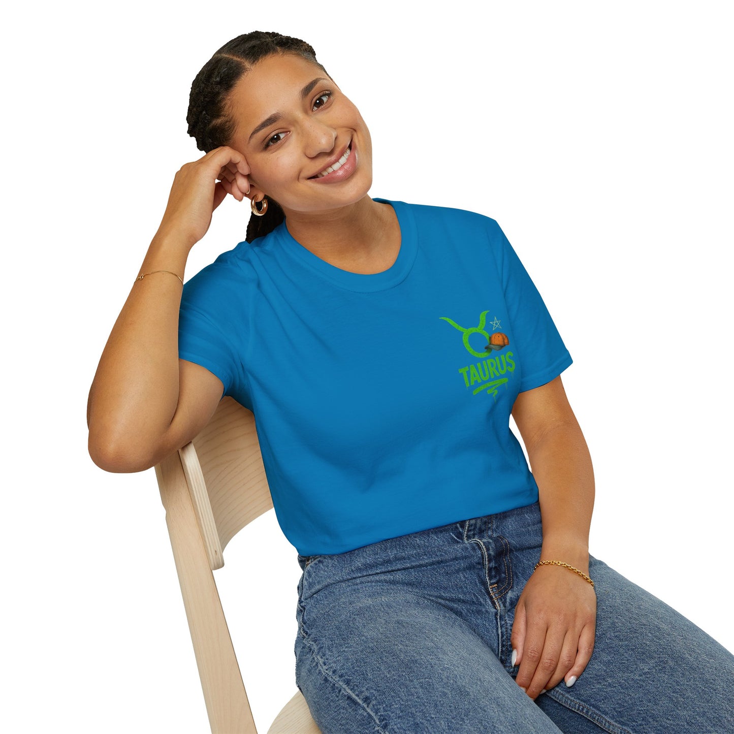 Taurus Zodiac Sign Softstyle Unisex T-Shirt