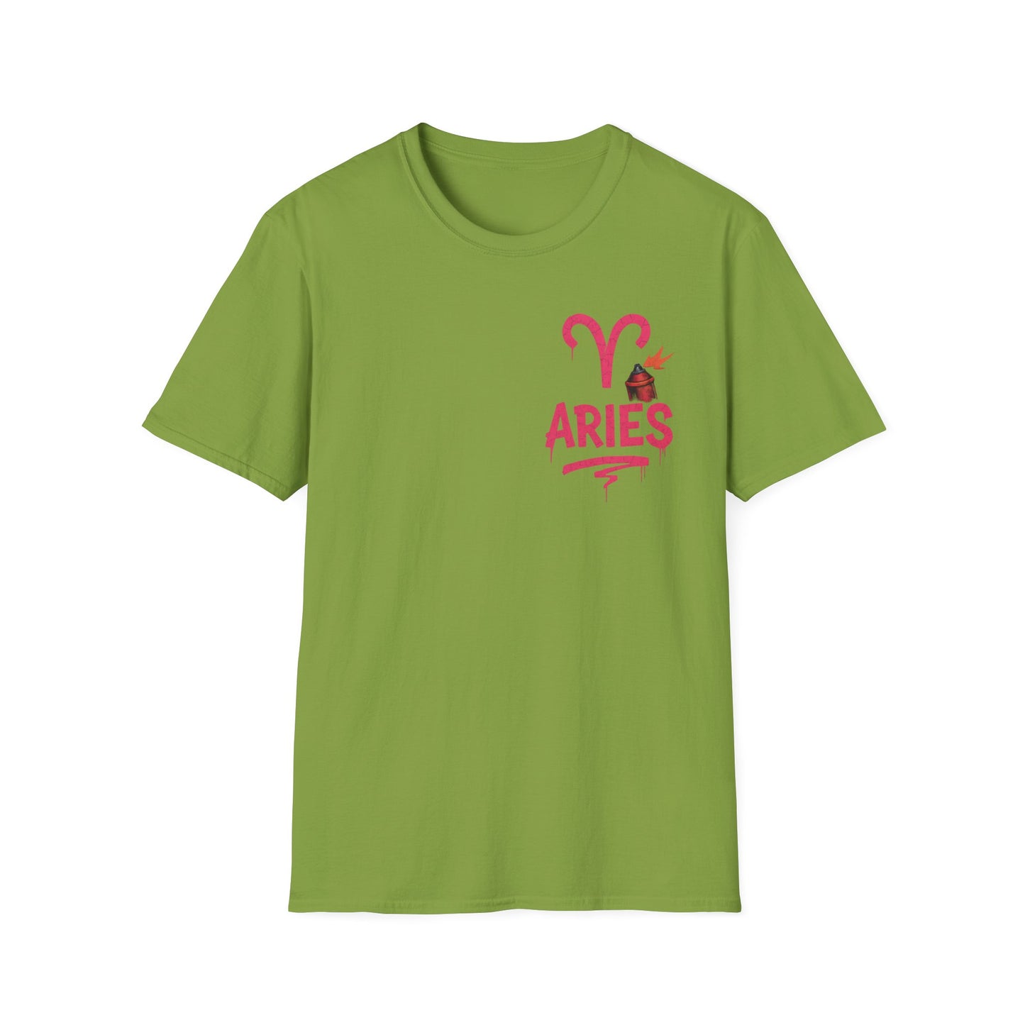 Aries Zodiac Sign Unisex Softstyle T-Shirt