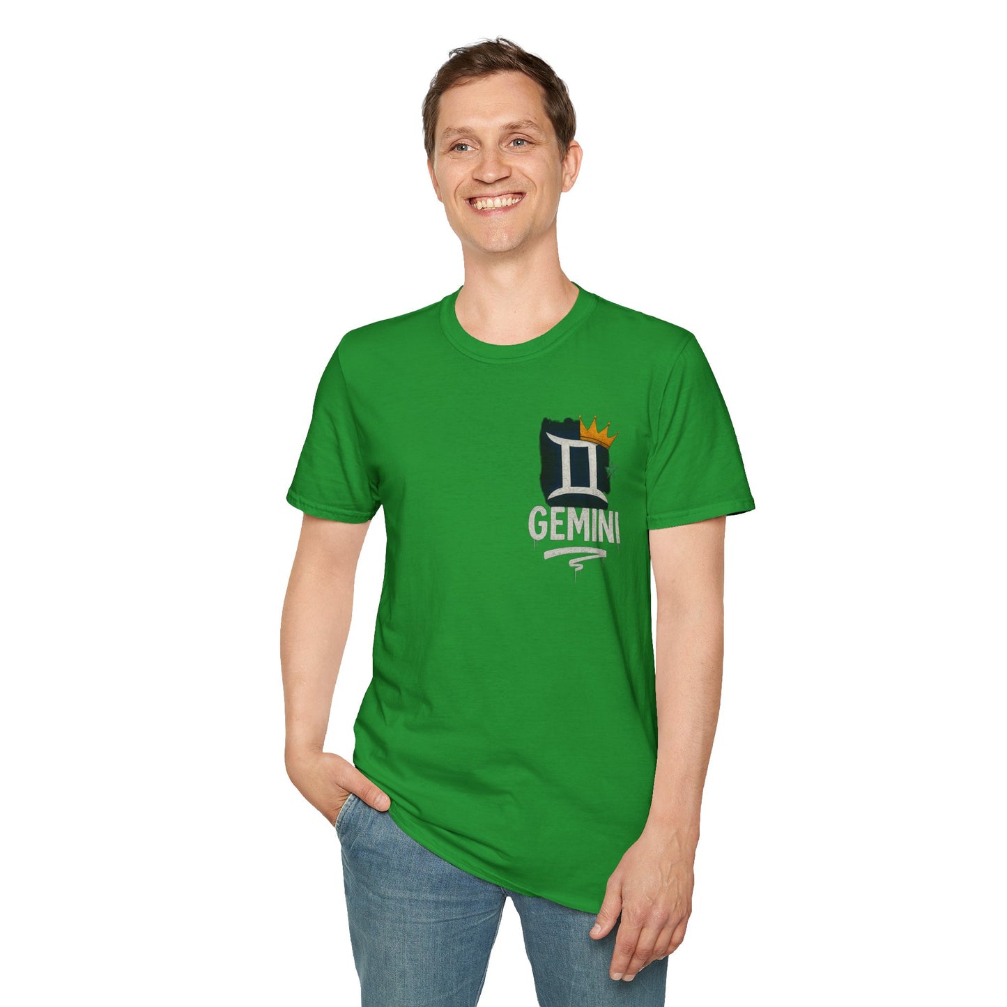 Gemini Zodiac Sign Unisex Softstyle T-Shirt