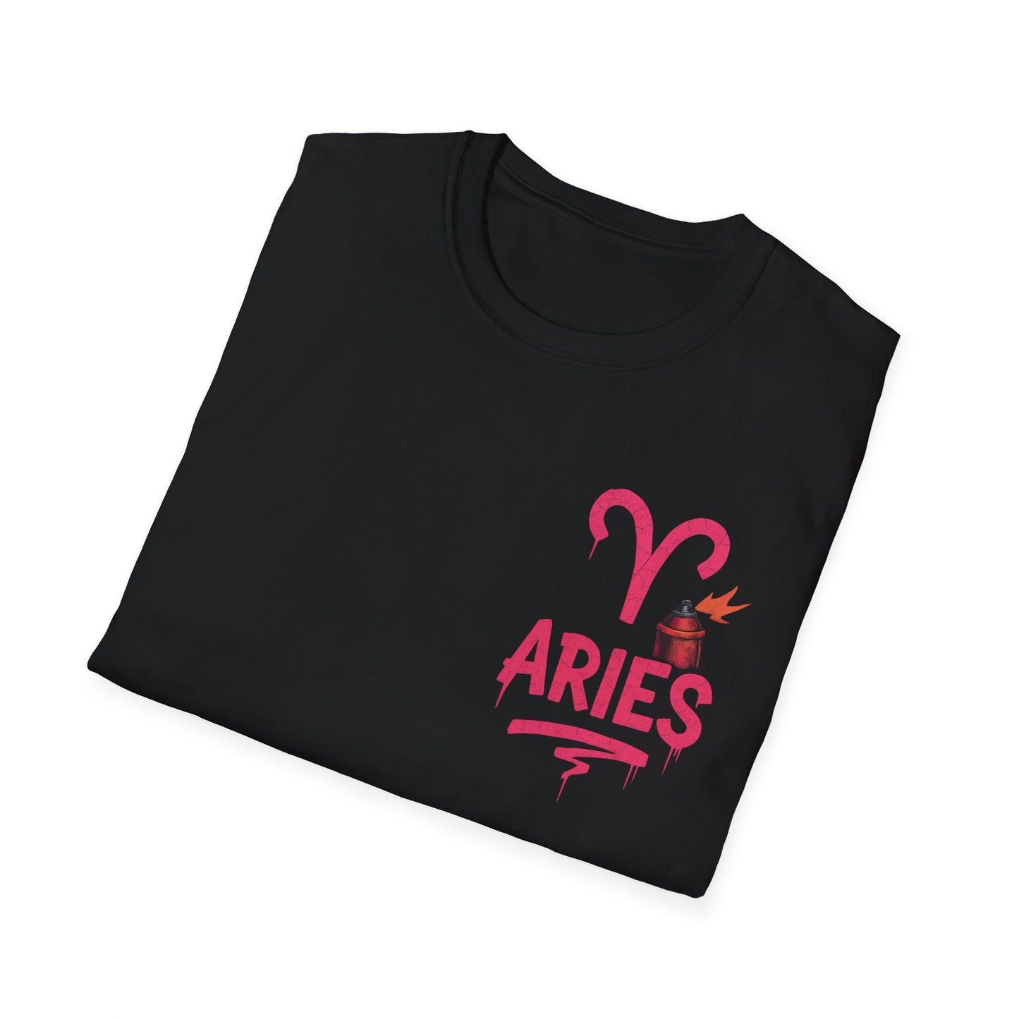 Aries Zodiac Sign Unisex Softstyle T-Shirt