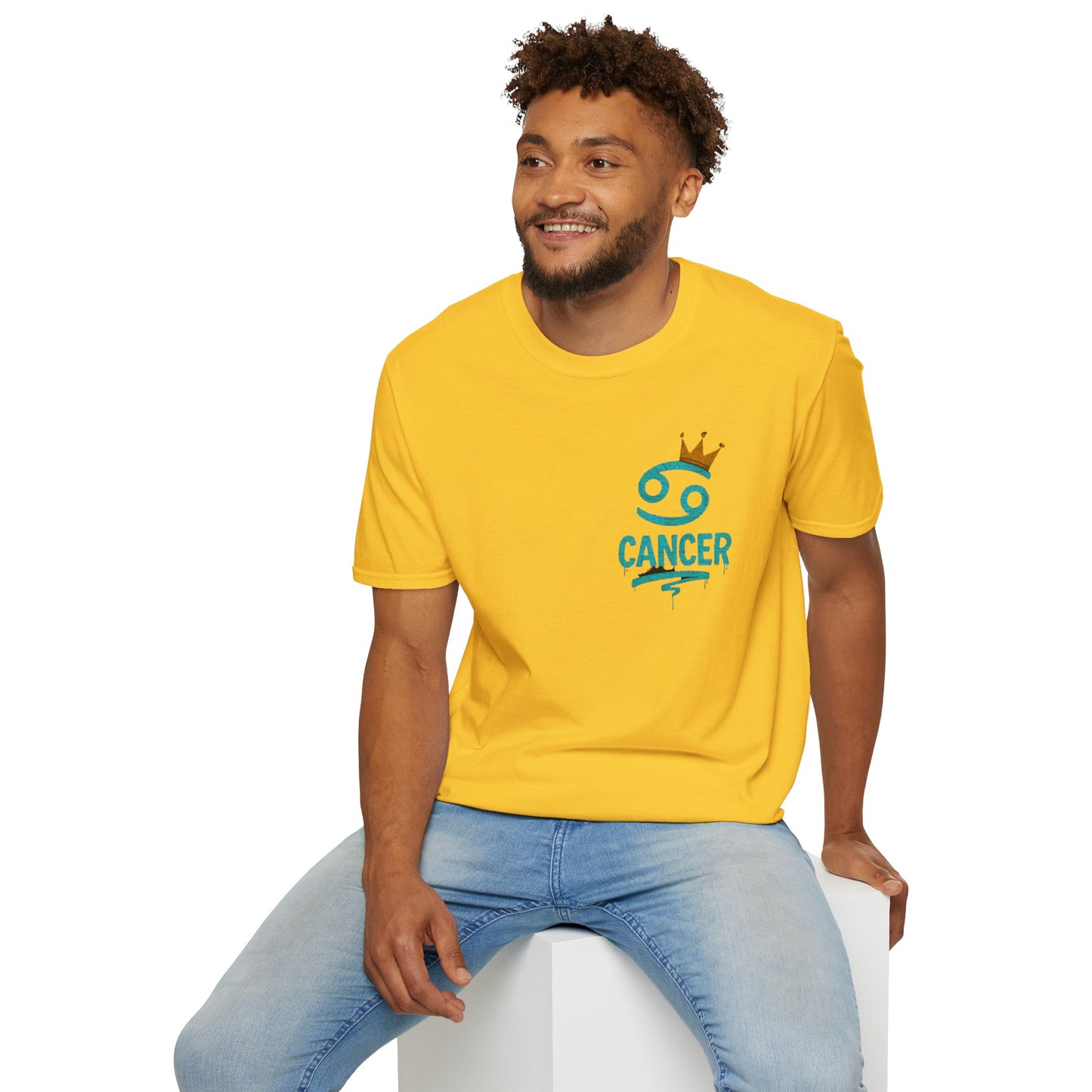Cancer Zodiac Sign Unisex Softstyle T-Shirt