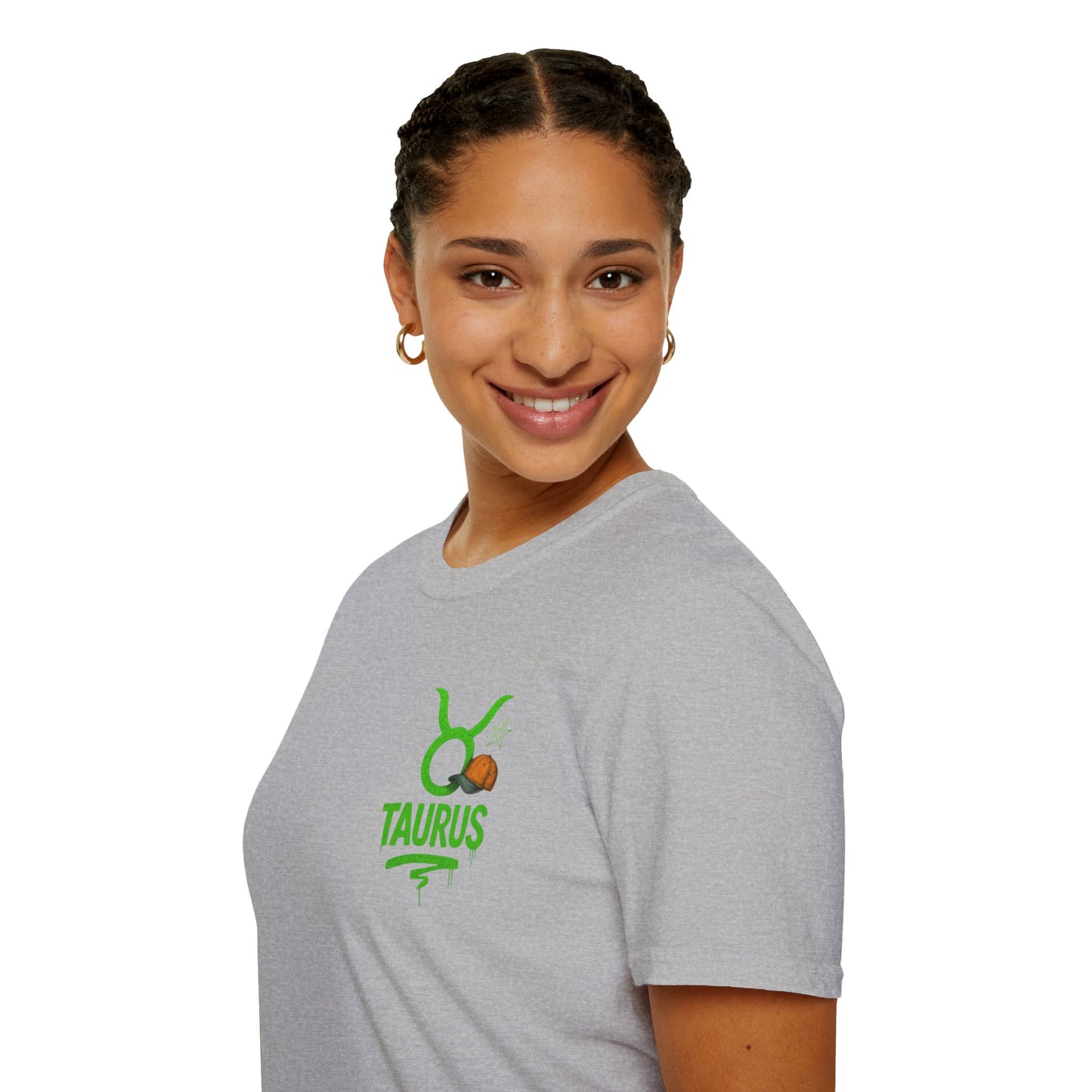 Taurus Zodiac Sign Softstyle Unisex T-Shirt