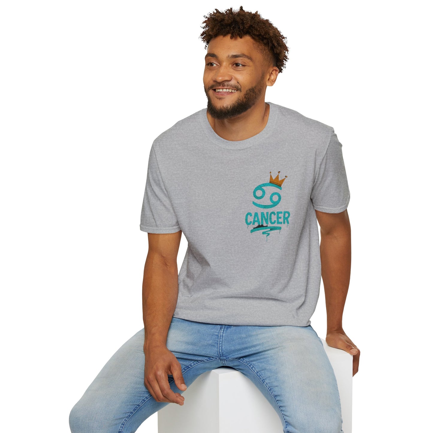 Cancer Zodiac Sign Unisex Softstyle T-Shirt