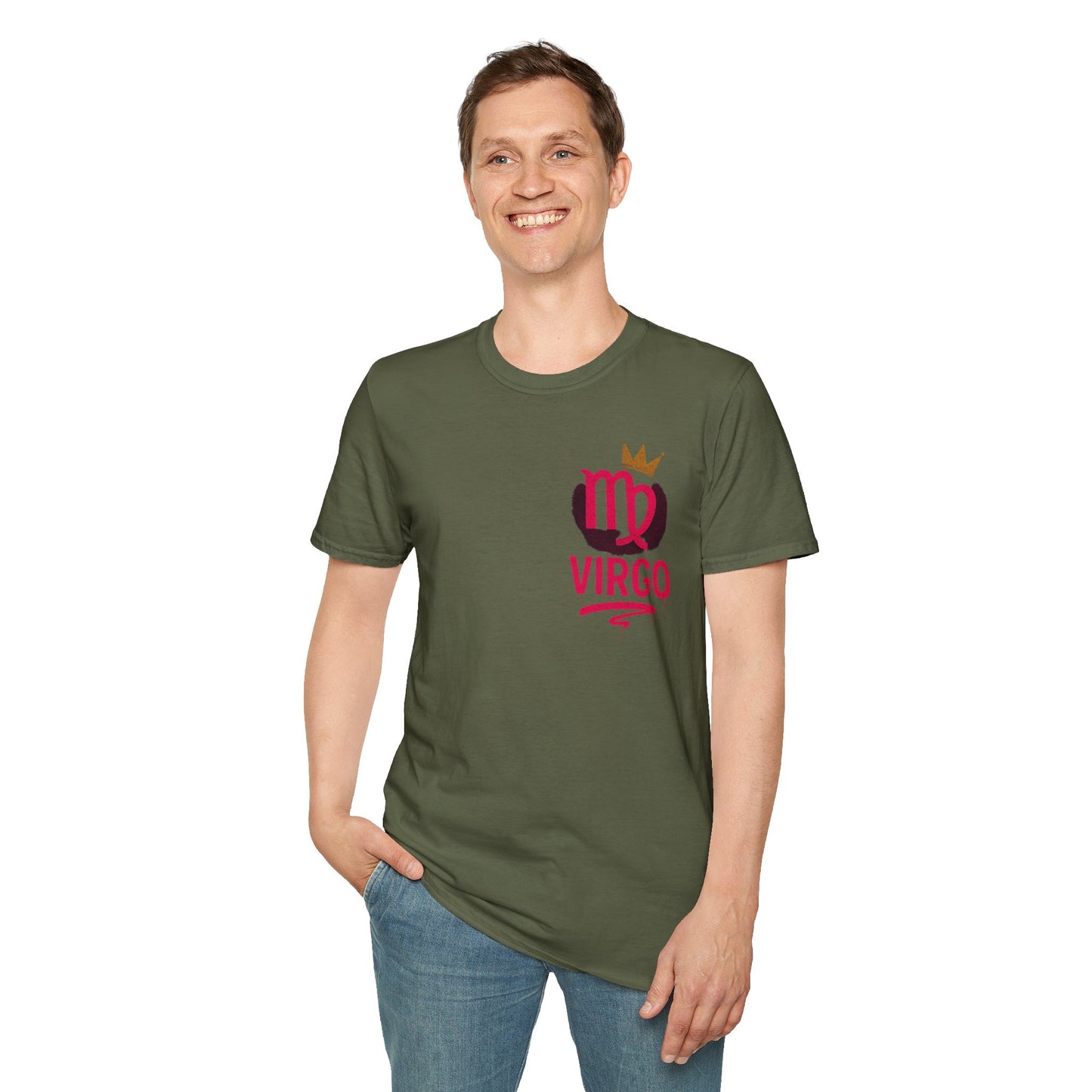 Virgo Zodiac Sign Unisex Softstyle T-Shirt