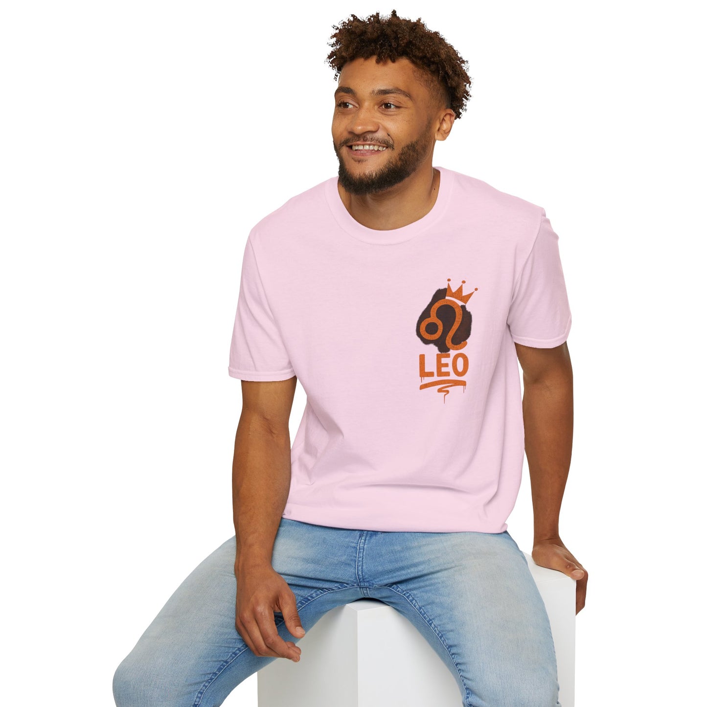Leo Zodiac Sign Unisex Softstyle T-Shirt