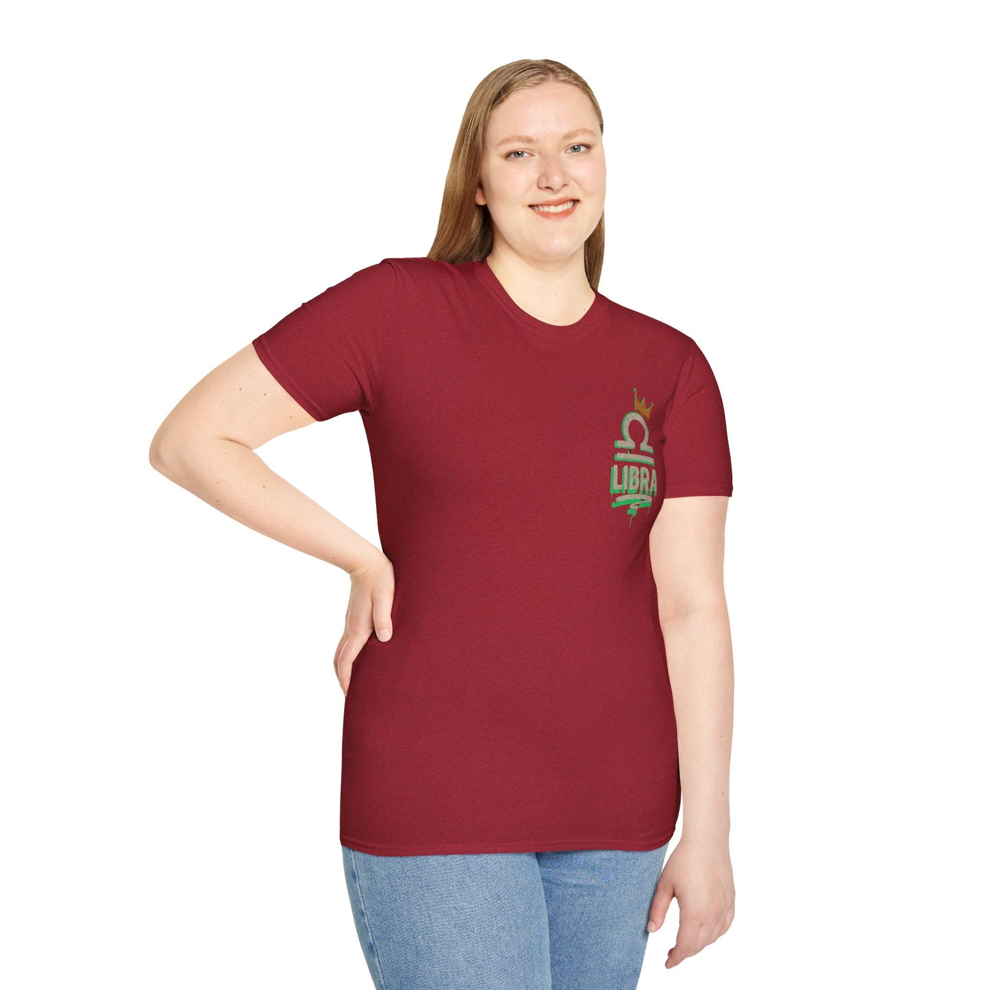Libra Zodiac Sign Unisex Softstyle T-Shirt