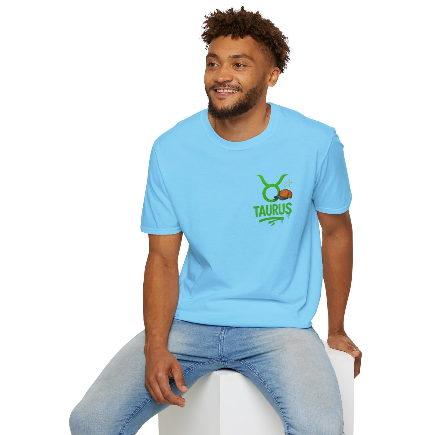 Taurus Zodiac Sign Softstyle Unisex T-Shirt