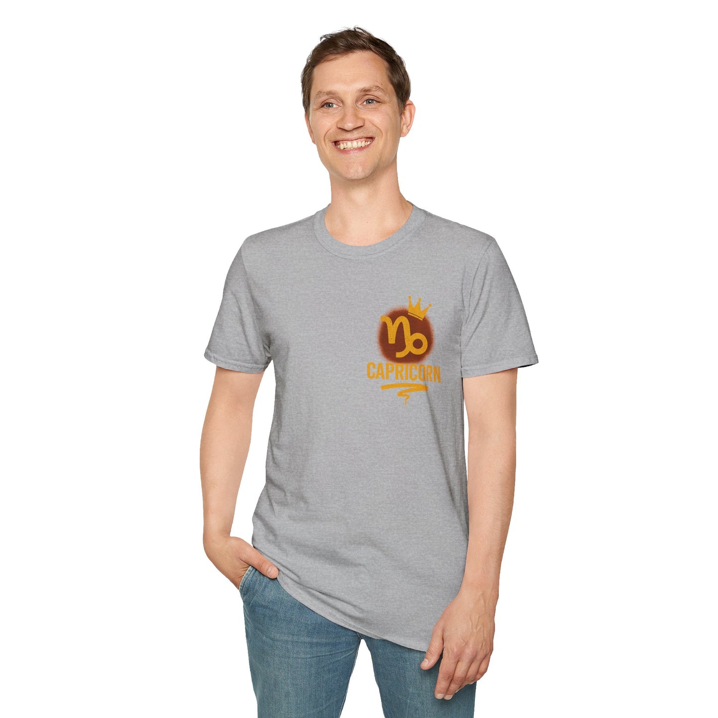 Capricorn Zodiac Sign Unisex Softstyle T-Shirt