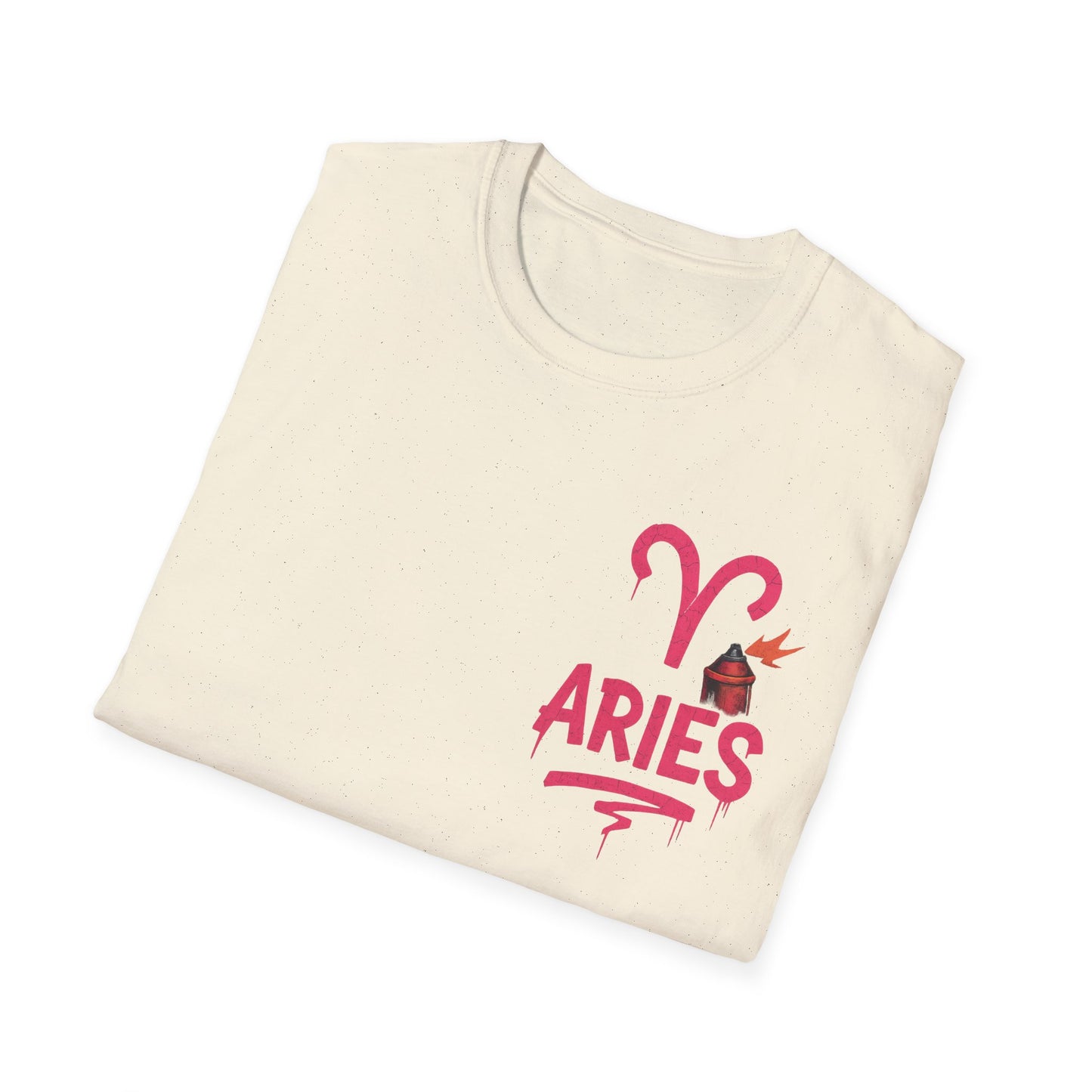 Aries Zodiac Sign Unisex Softstyle T-Shirt