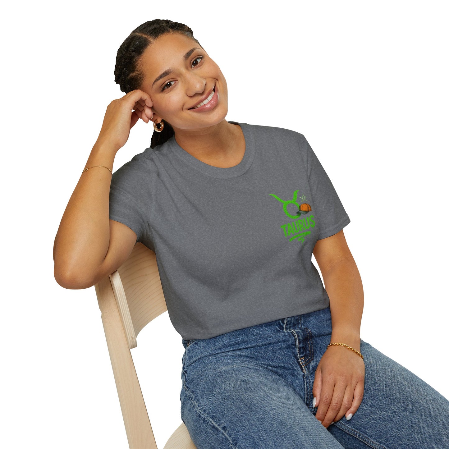 Taurus Zodiac Sign Softstyle Unisex T-Shirt