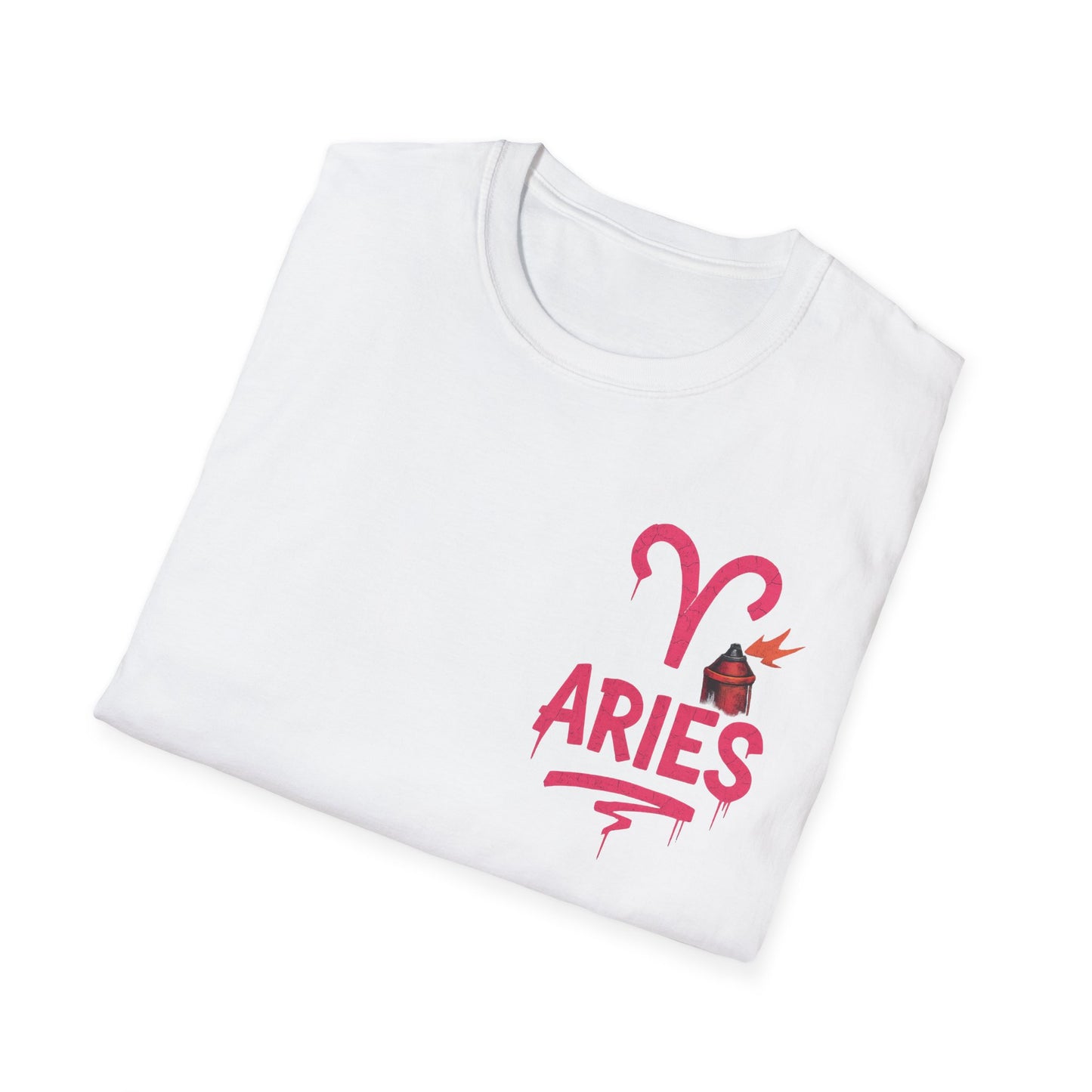 Aries Zodiac Sign Unisex Softstyle T-Shirt