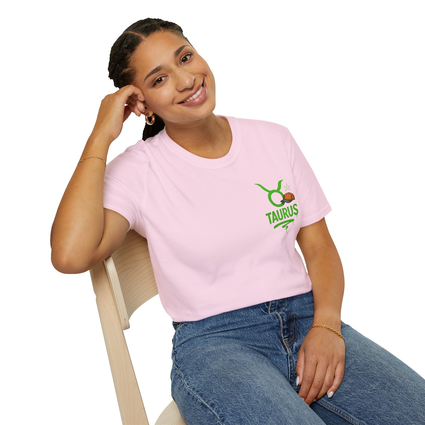 Taurus Zodiac Sign Softstyle Unisex T-Shirt
