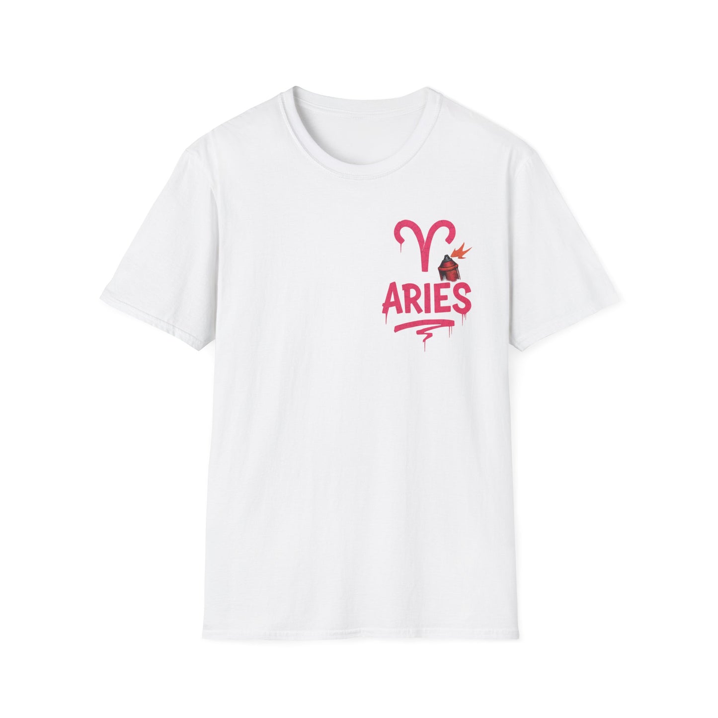 Aries Zodiac Sign Unisex Softstyle T-Shirt