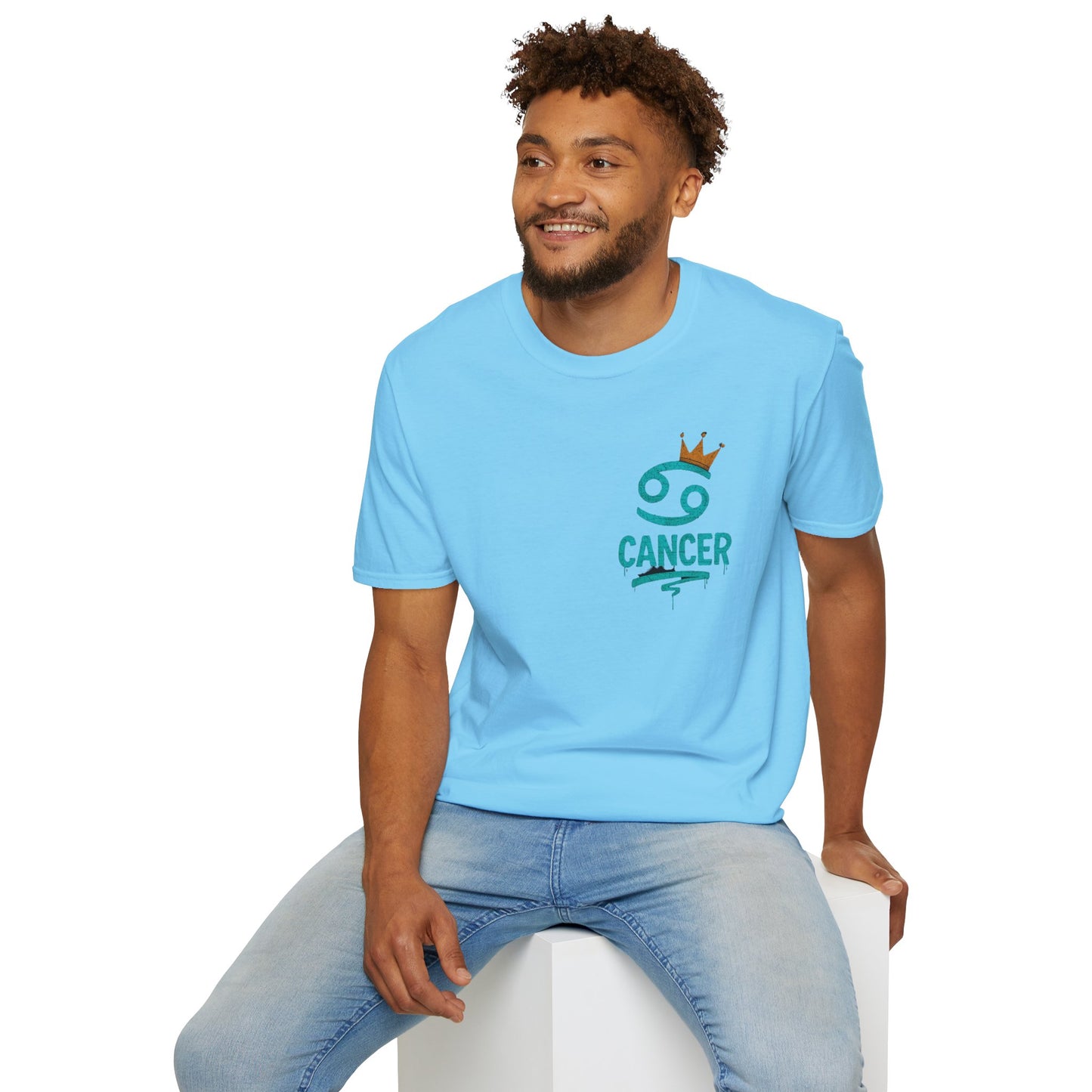 Cancer Zodiac Sign Unisex Softstyle T-Shirt