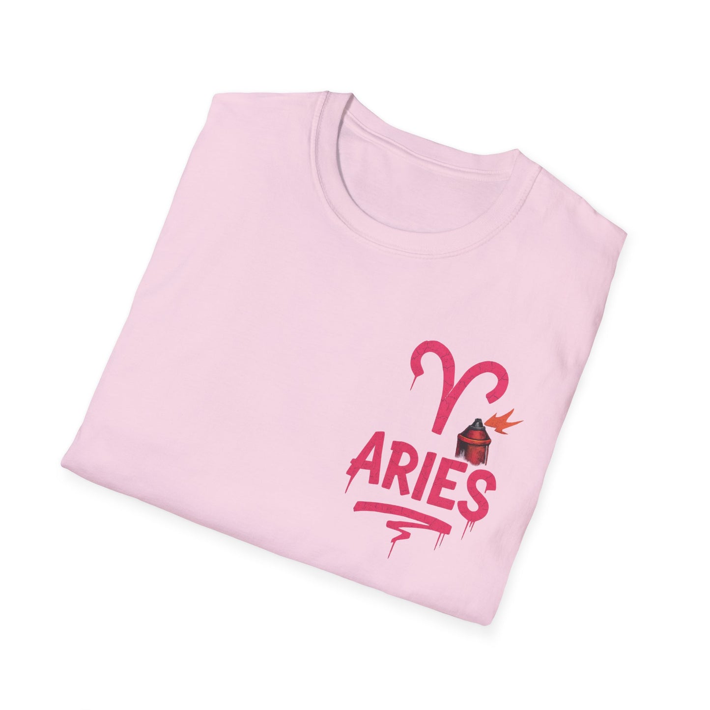 Aries Zodiac Sign Unisex Softstyle T-Shirt