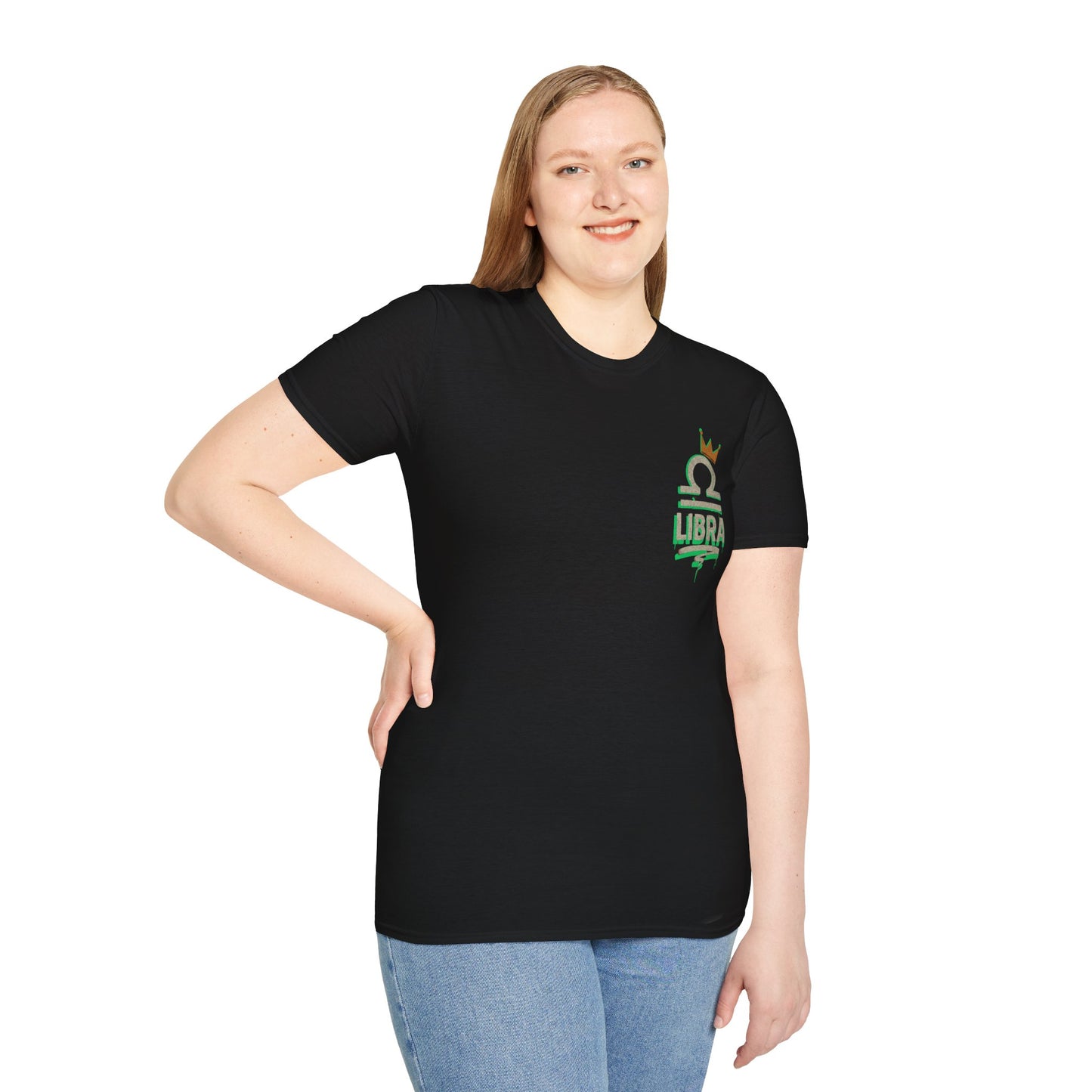 Libra Zodiac Sign Unisex Softstyle T-Shirt