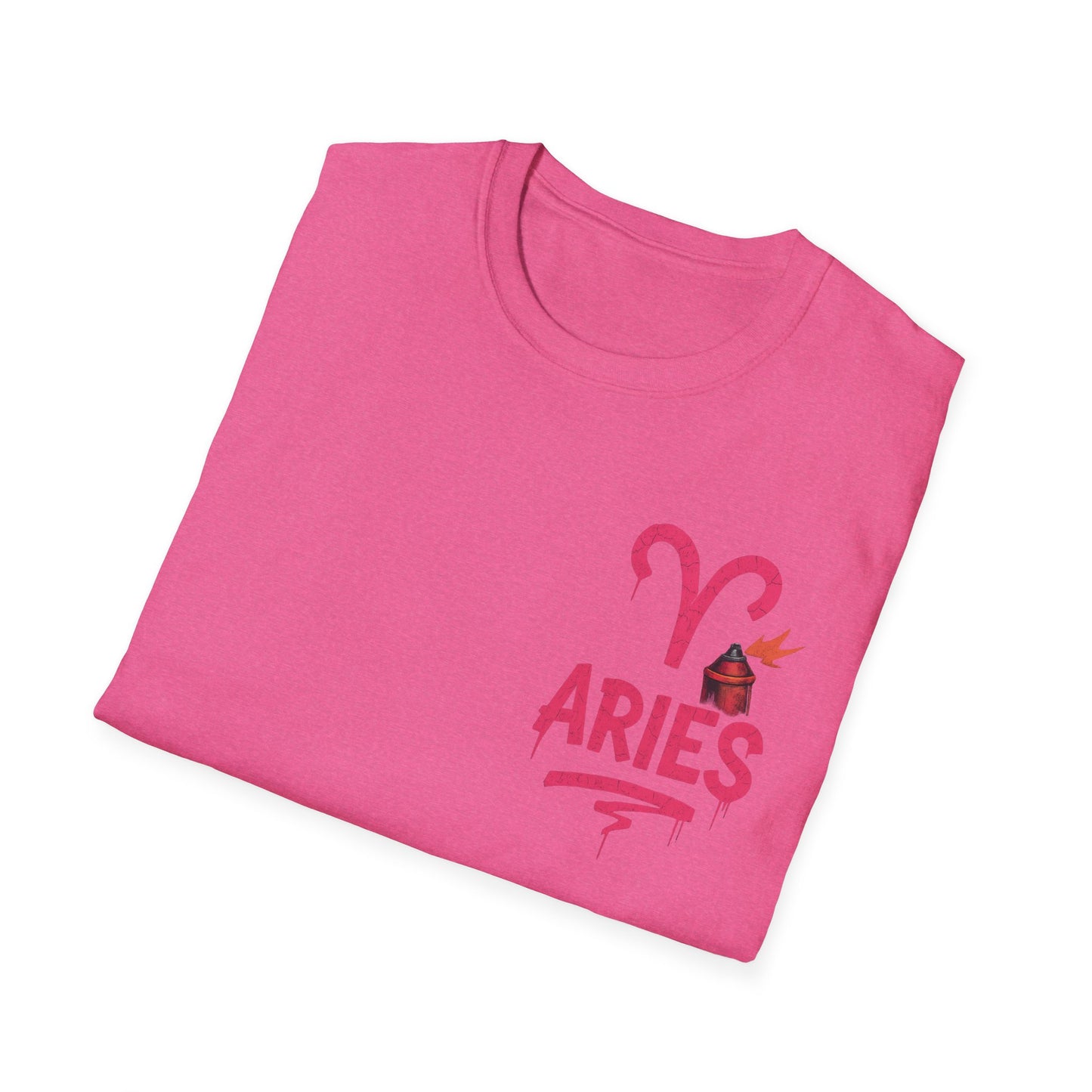 Aries Zodiac Sign Unisex Softstyle T-Shirt