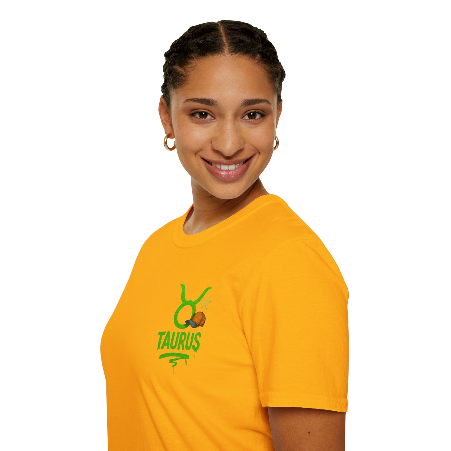 Taurus Zodiac Sign Softstyle Unisex T-Shirt
