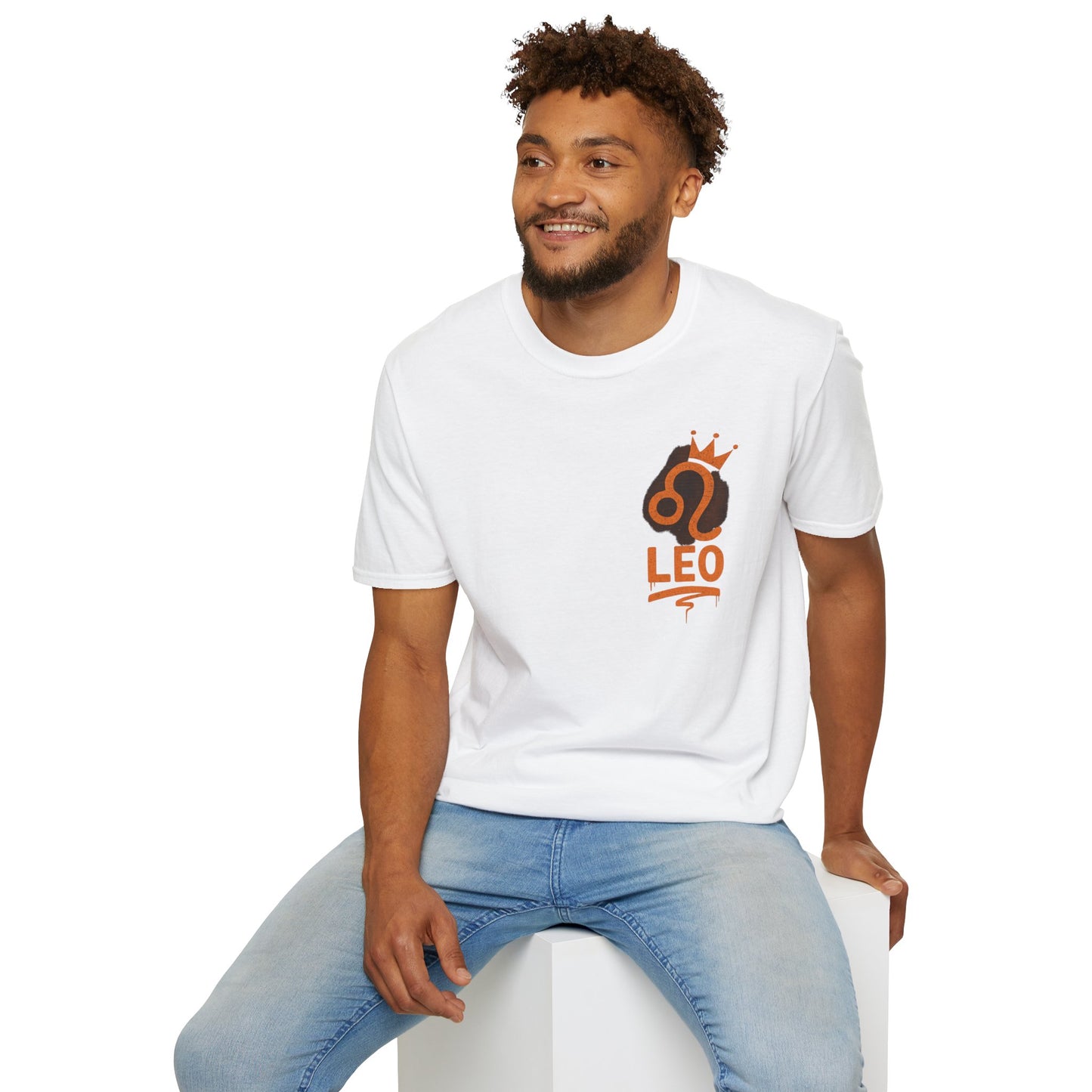 Leo Zodiac Sign Unisex Softstyle T-Shirt