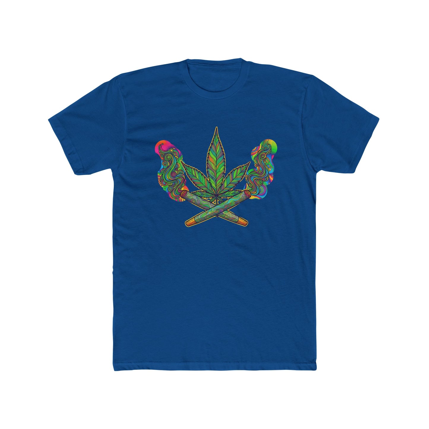 Vibrant Cannabis Crew Tee, Unisex T-Shirt, Soft Cotton Tee, Chill Vibe Shirt, Gifts for Smokers, 420 Apparel