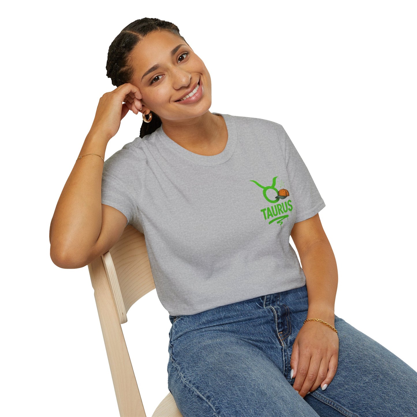 Taurus Zodiac Sign Softstyle Unisex T-Shirt