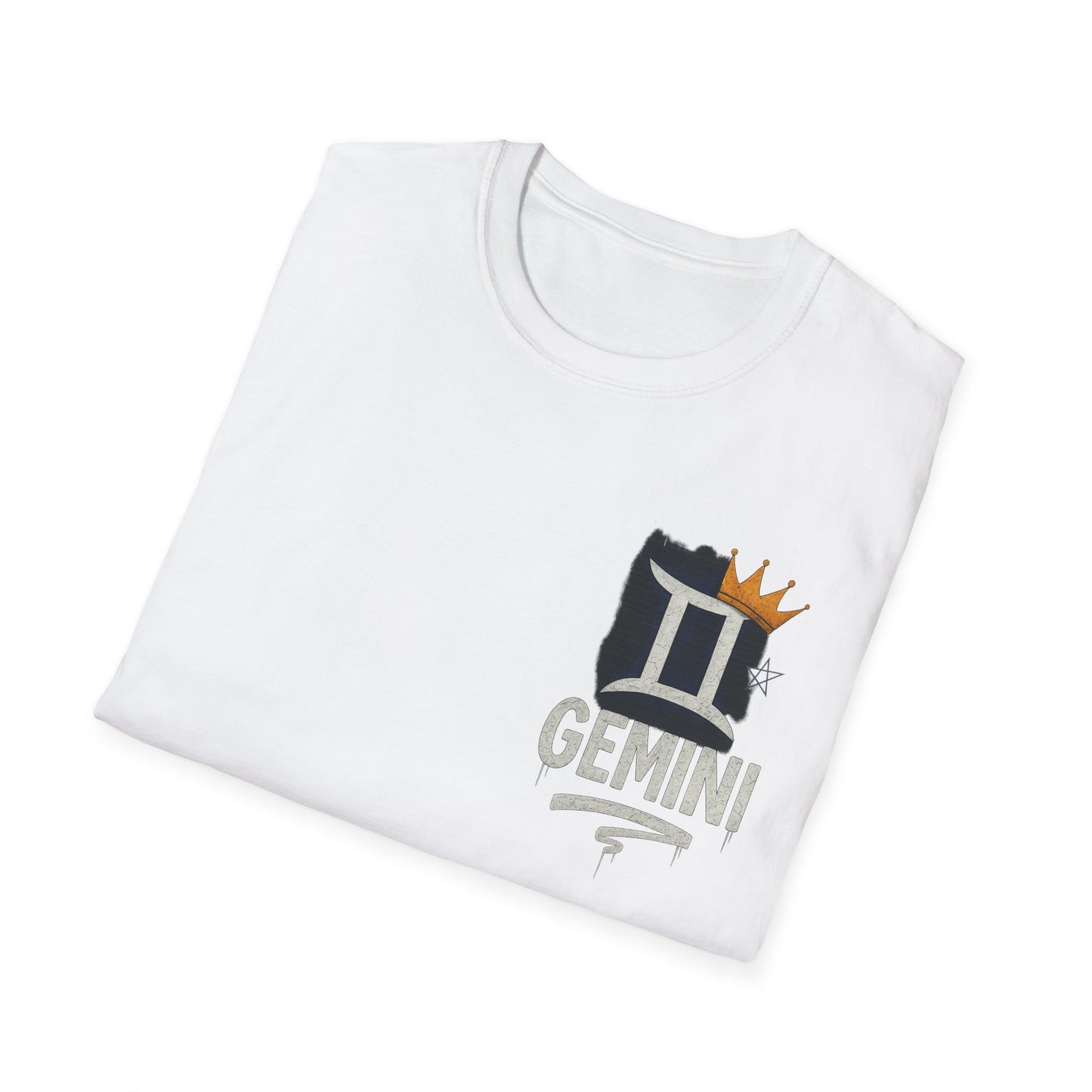 Gemini Zodiac Sign Unisex Softstyle T-Shirt