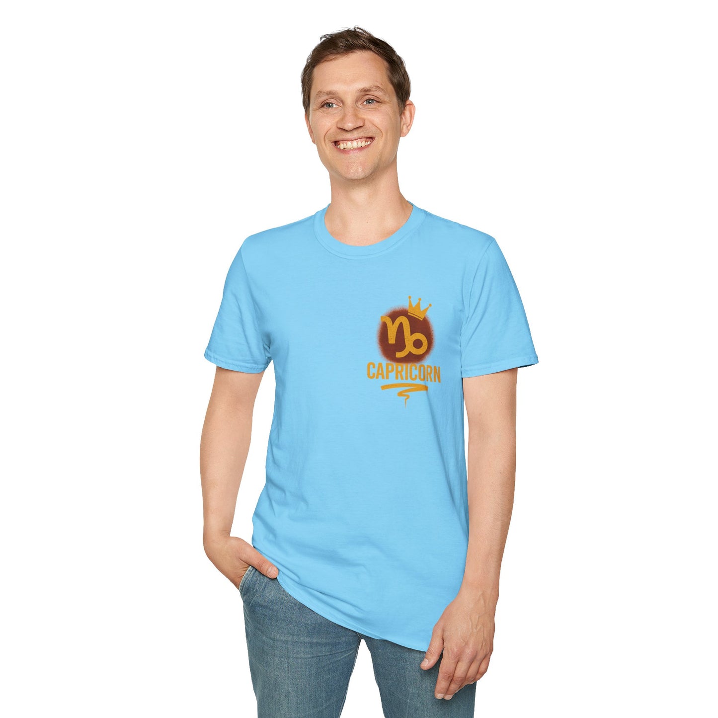 Capricorn Zodiac Sign Unisex Softstyle T-Shirt
