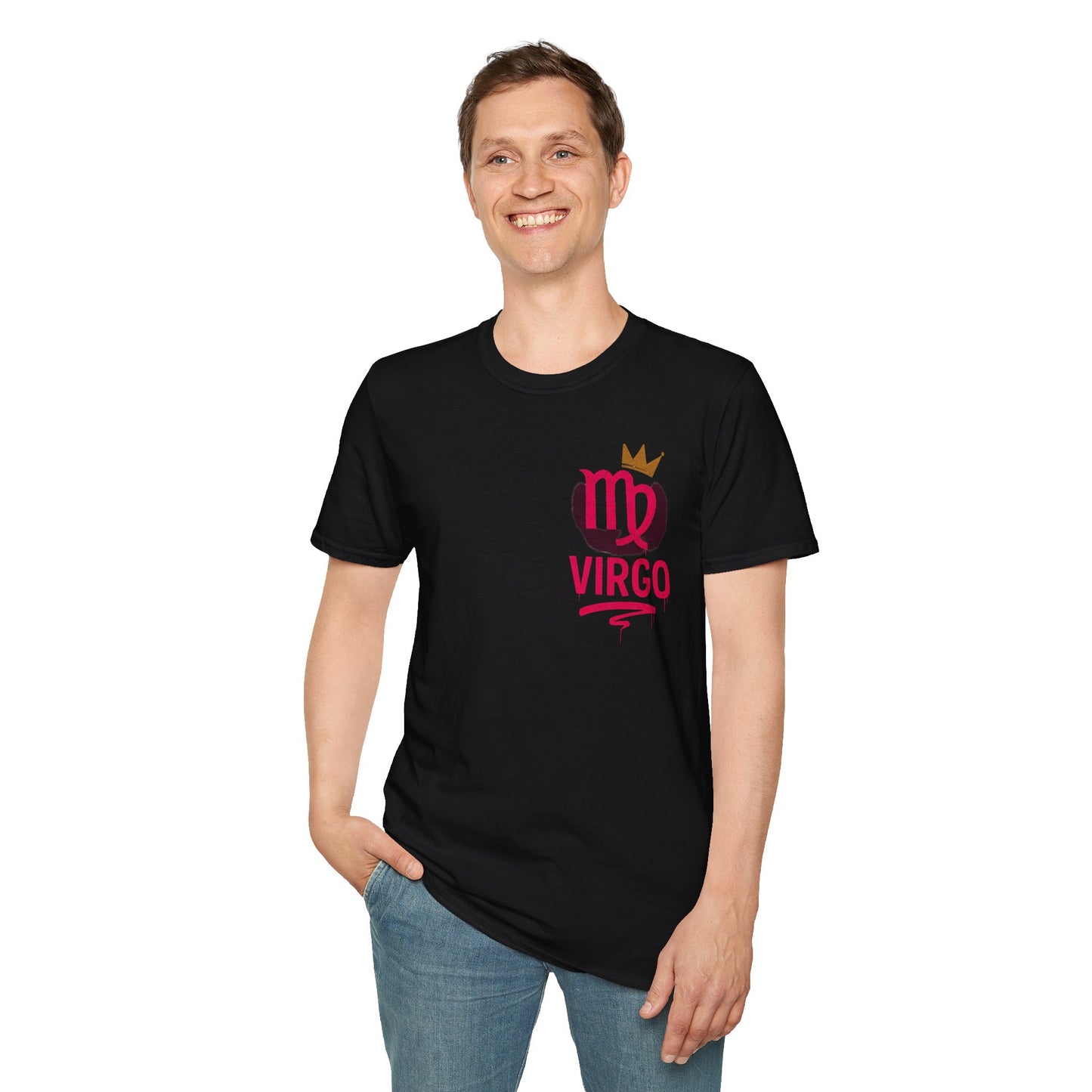 Virgo Zodiac Sign Unisex Softstyle T-Shirt