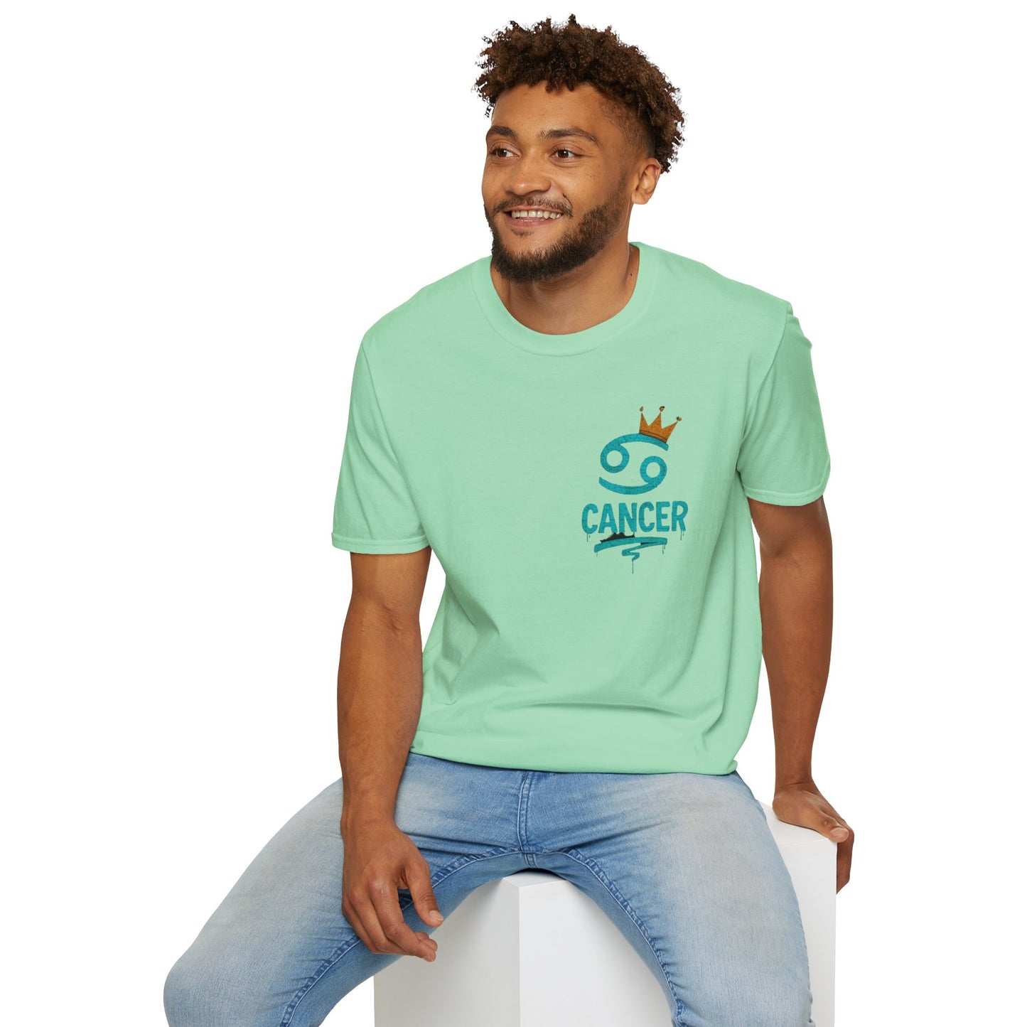 Cancer Zodiac Sign Unisex Softstyle T-Shirt