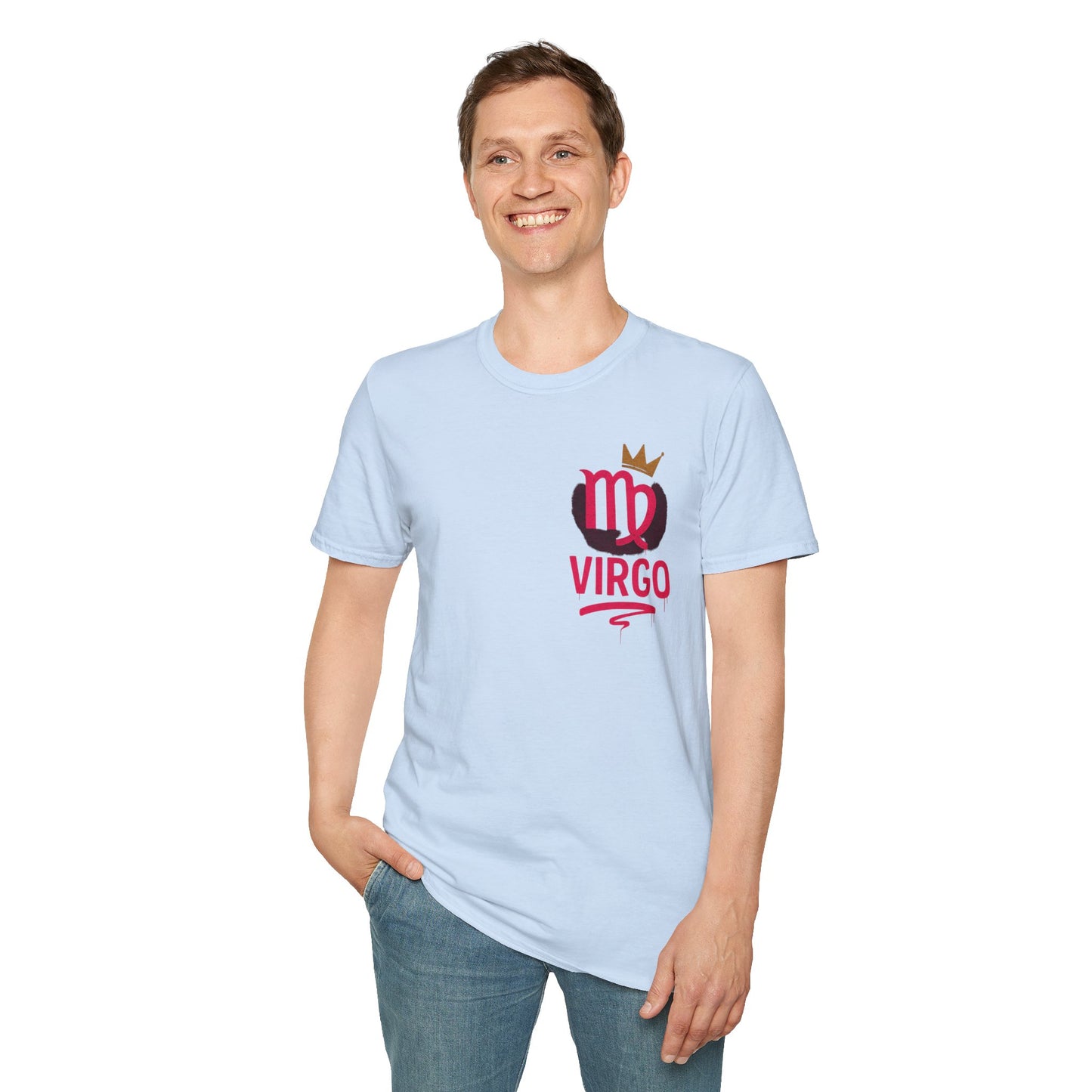 Virgo Zodiac Sign Unisex Softstyle T-Shirt