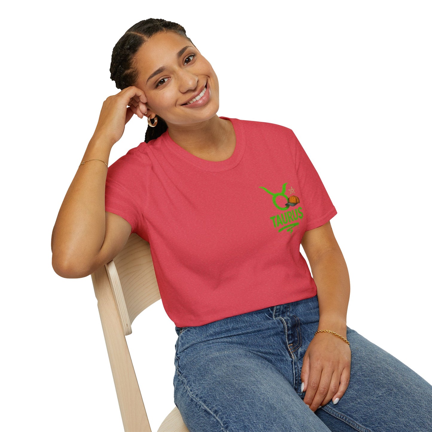 Taurus Zodiac Sign Softstyle Unisex T-Shirt
