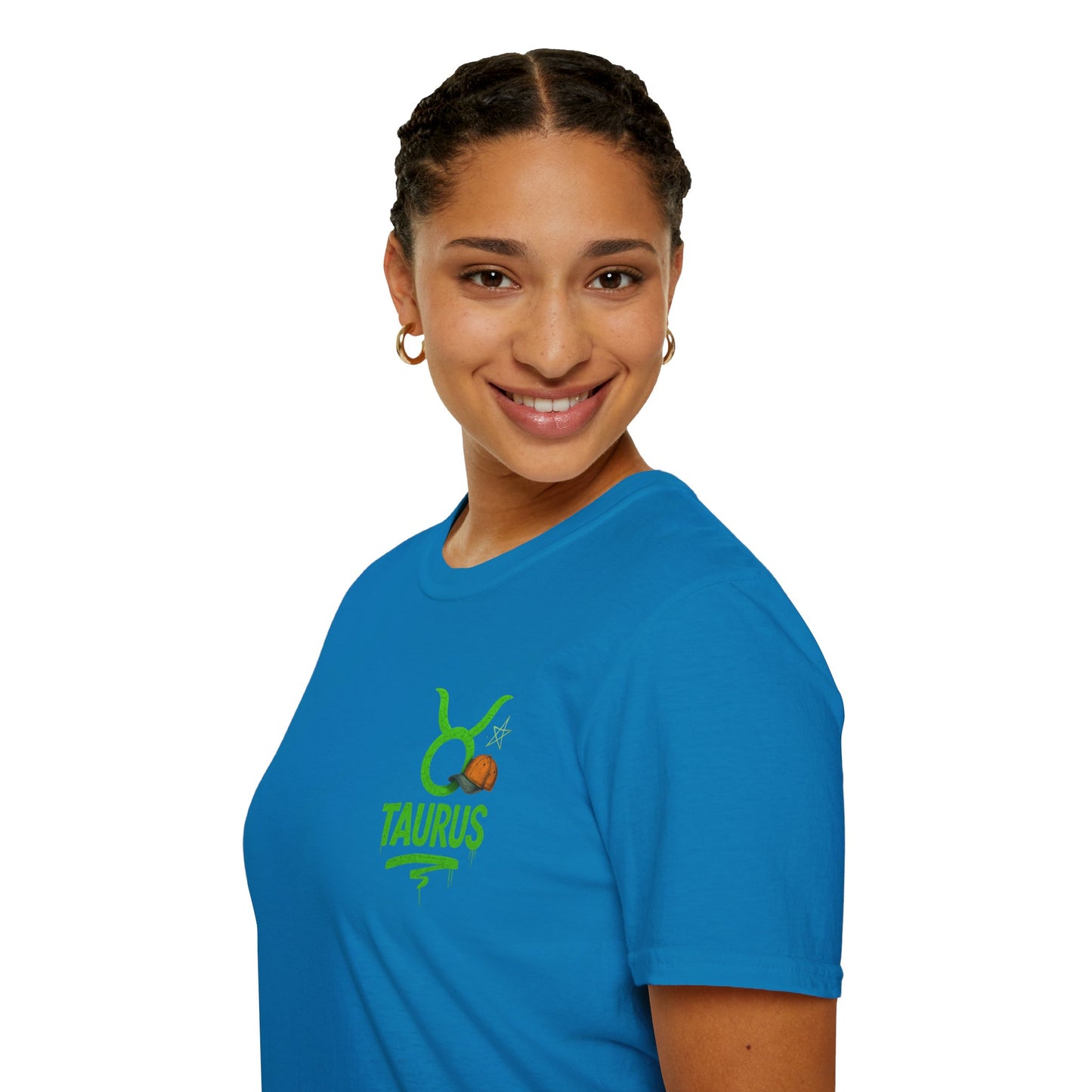 Taurus Zodiac Sign Softstyle Unisex T-Shirt