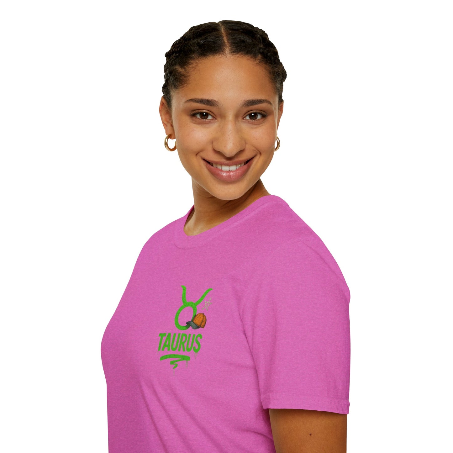 Taurus Zodiac Sign Softstyle Unisex T-Shirt