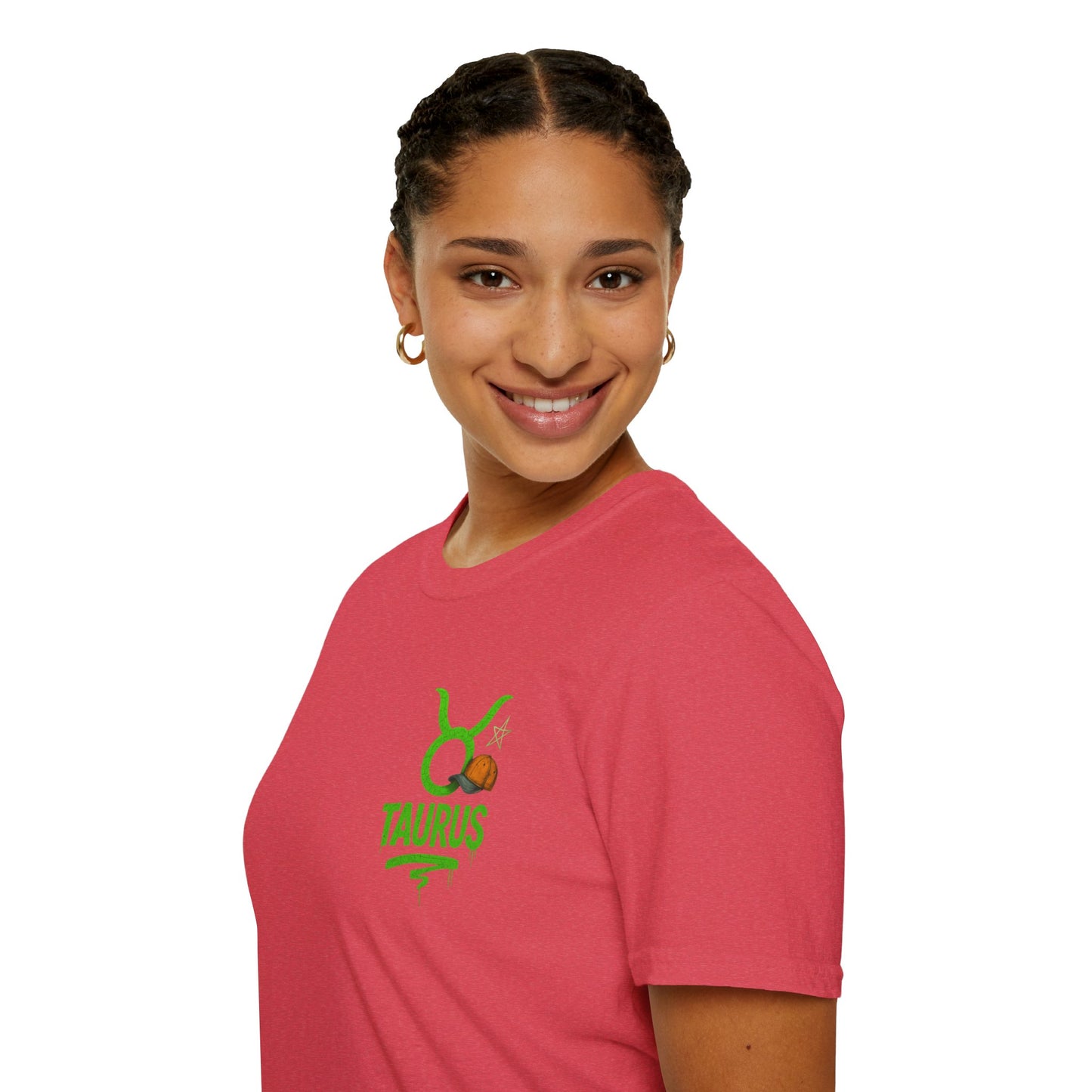 Taurus Zodiac Sign Softstyle Unisex T-Shirt