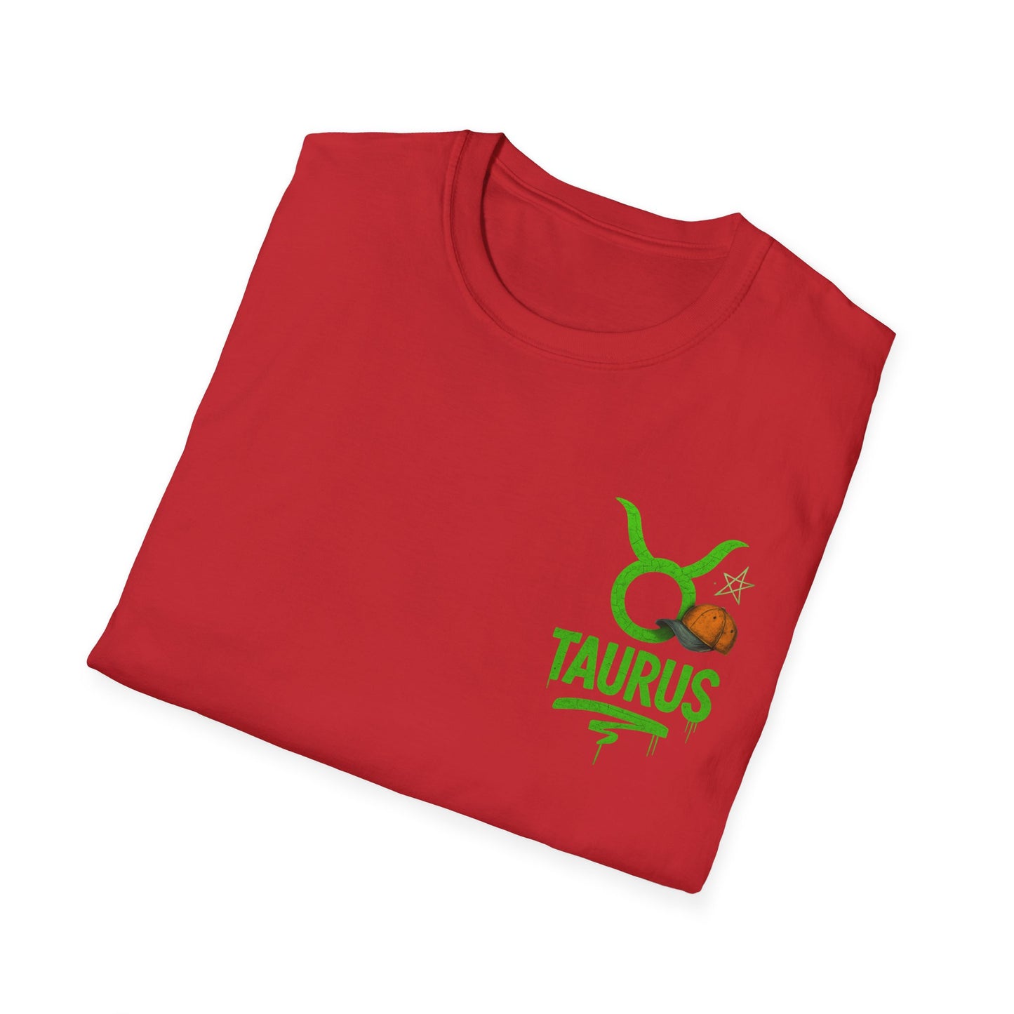 Taurus Zodiac Sign Softstyle Unisex T-Shirt