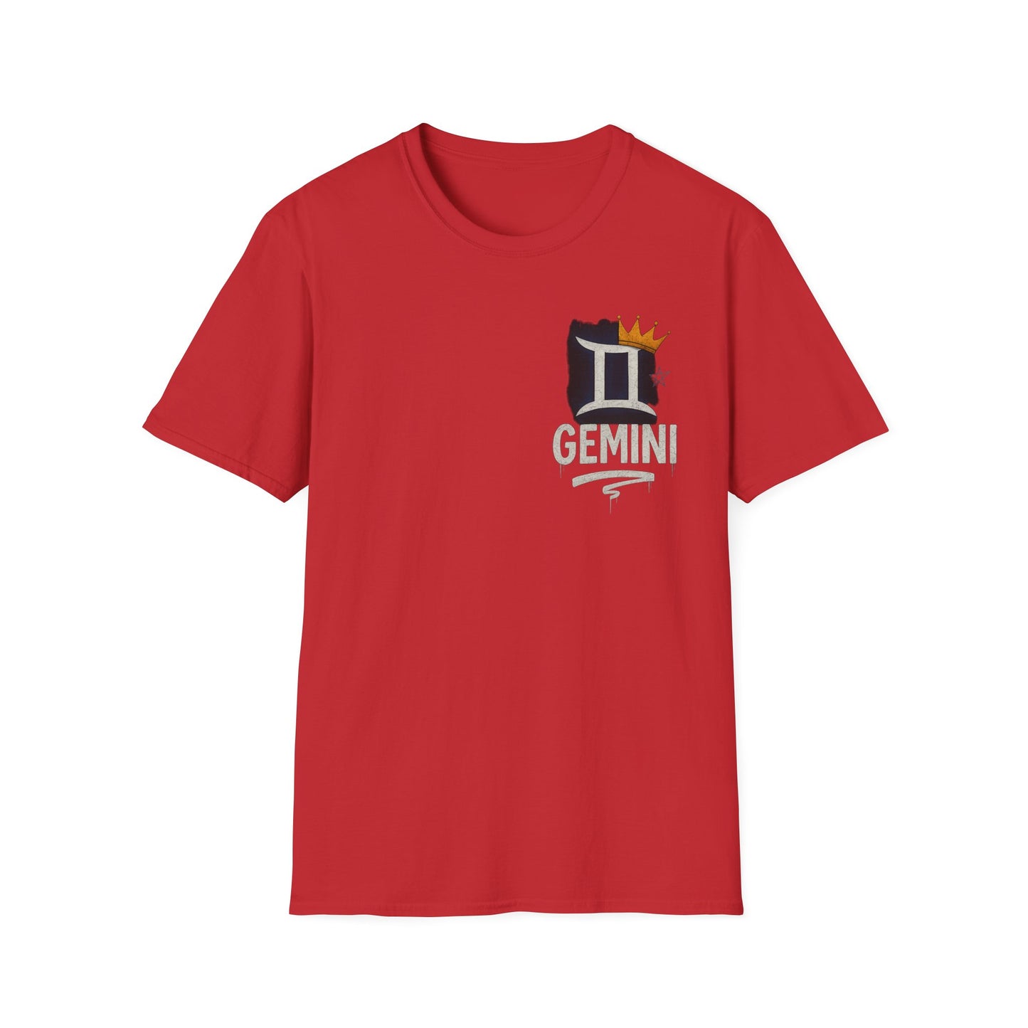 Gemini Zodiac Sign Unisex Softstyle T-Shirt