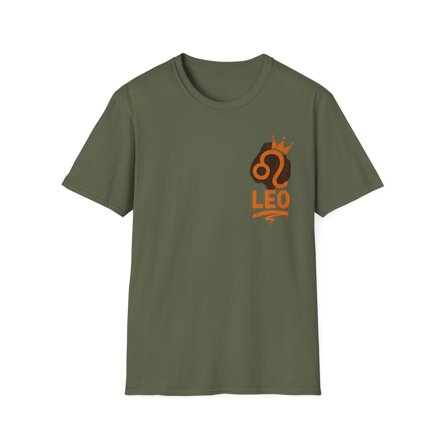 Leo Zodiac Sign Unisex Softstyle T-Shirt