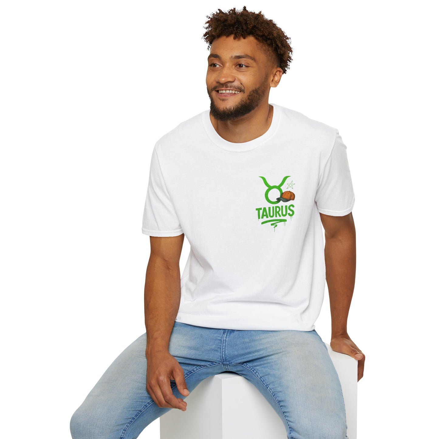 Taurus Zodiac Sign Softstyle Unisex T-Shirt