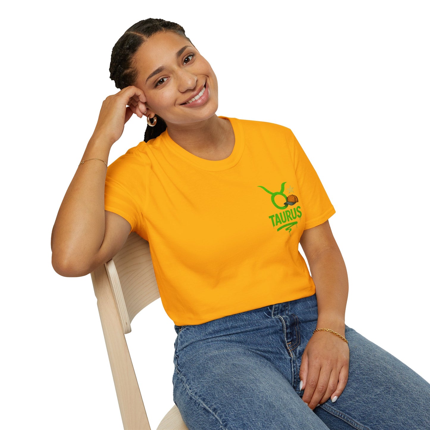 Taurus Zodiac Sign Softstyle Unisex T-Shirt
