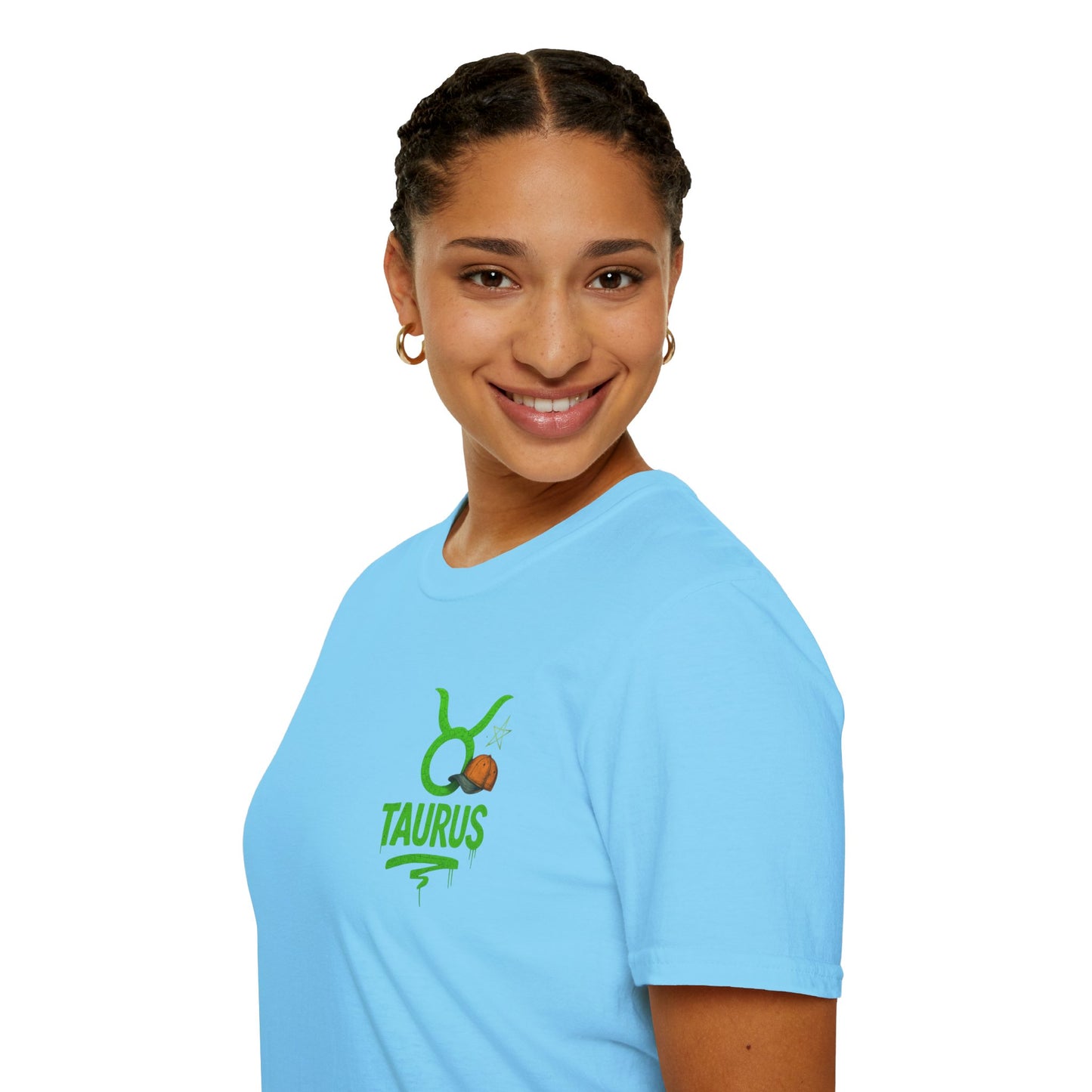 Taurus Zodiac Sign Softstyle Unisex T-Shirt