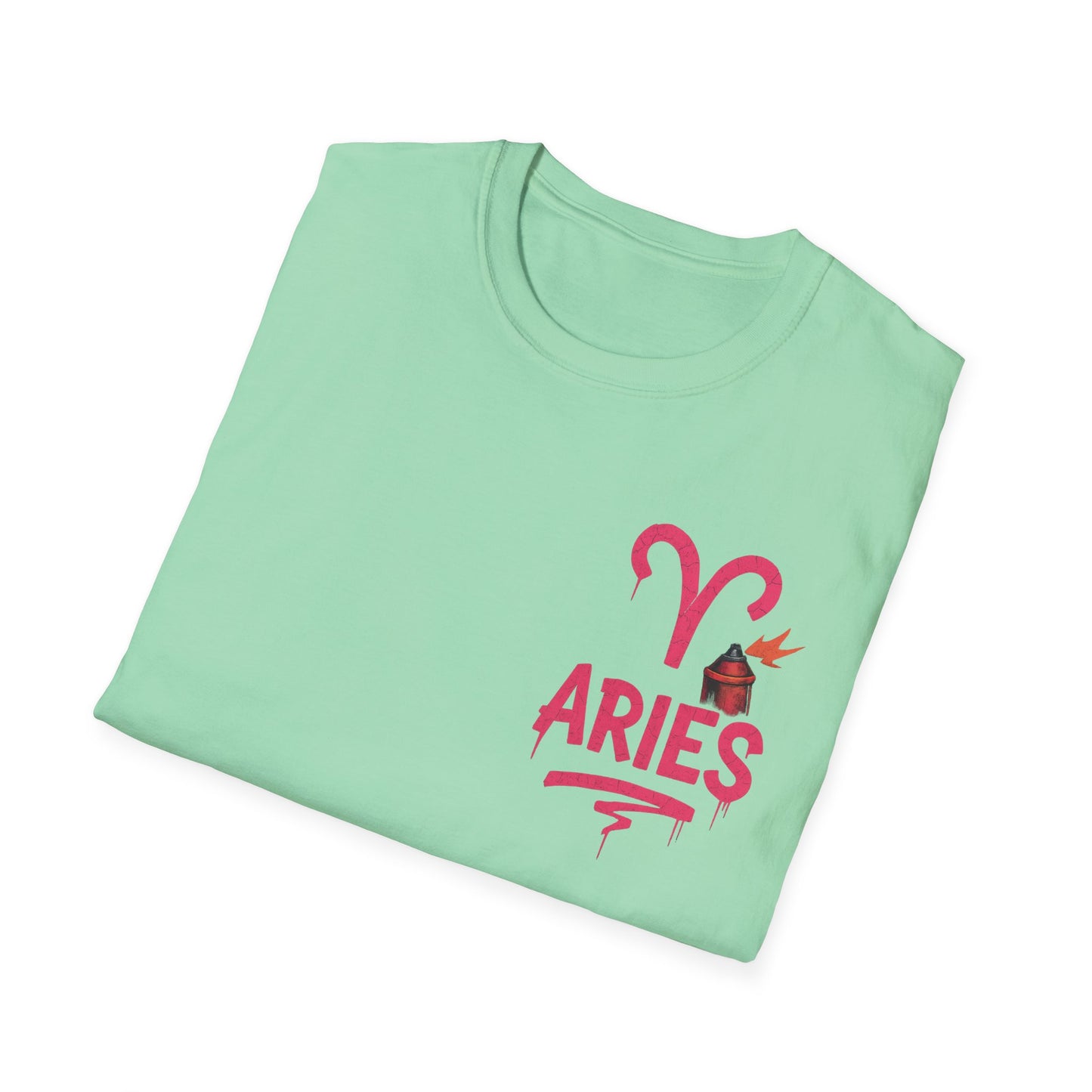 Aries Zodiac Sign Unisex Softstyle T-Shirt