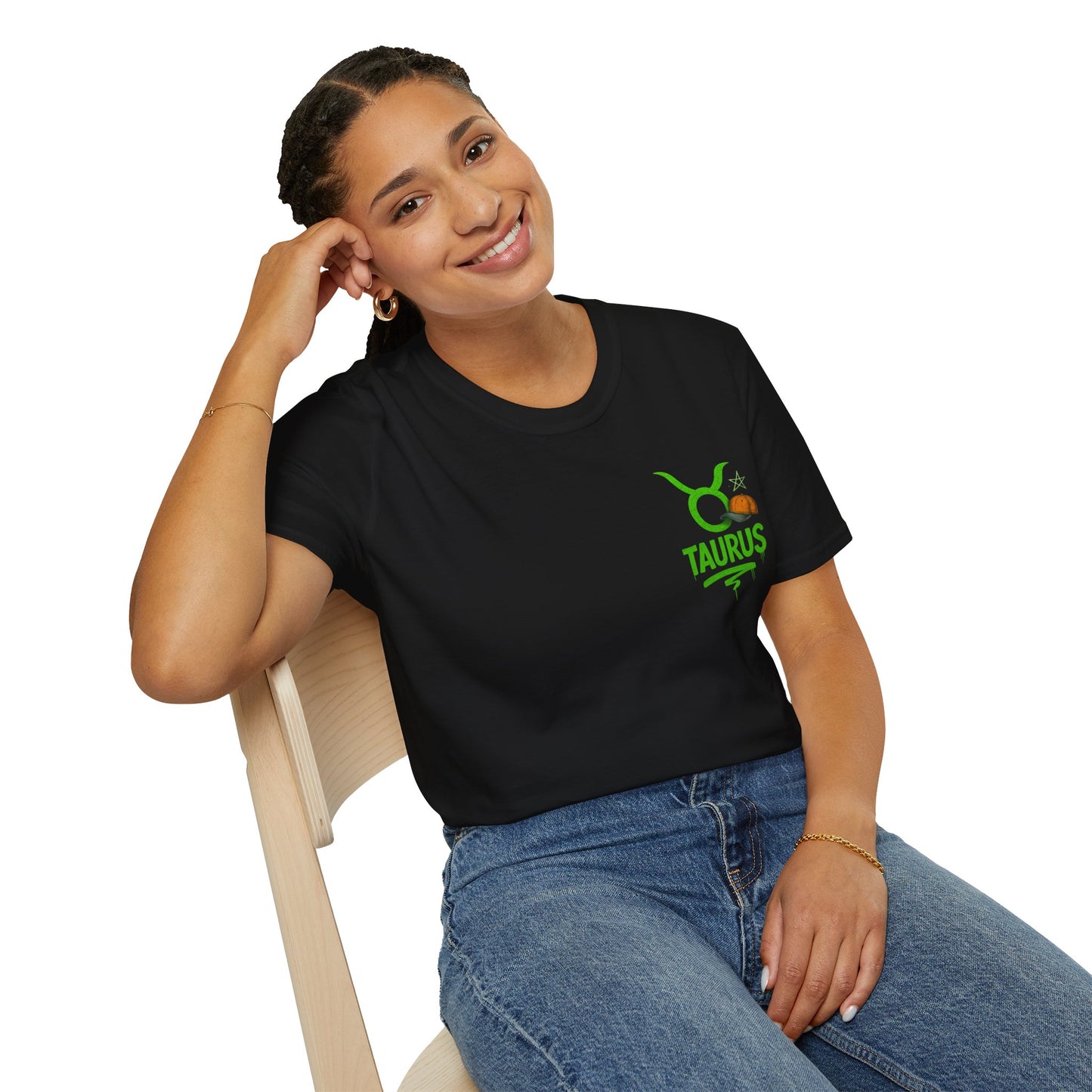 Taurus Zodiac Sign Softstyle Unisex T-Shirt