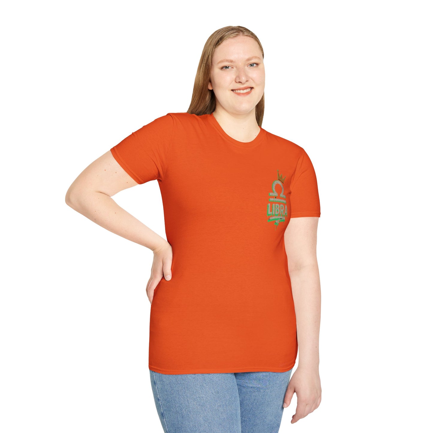 Libra Zodiac Sign Unisex Softstyle T-Shirt