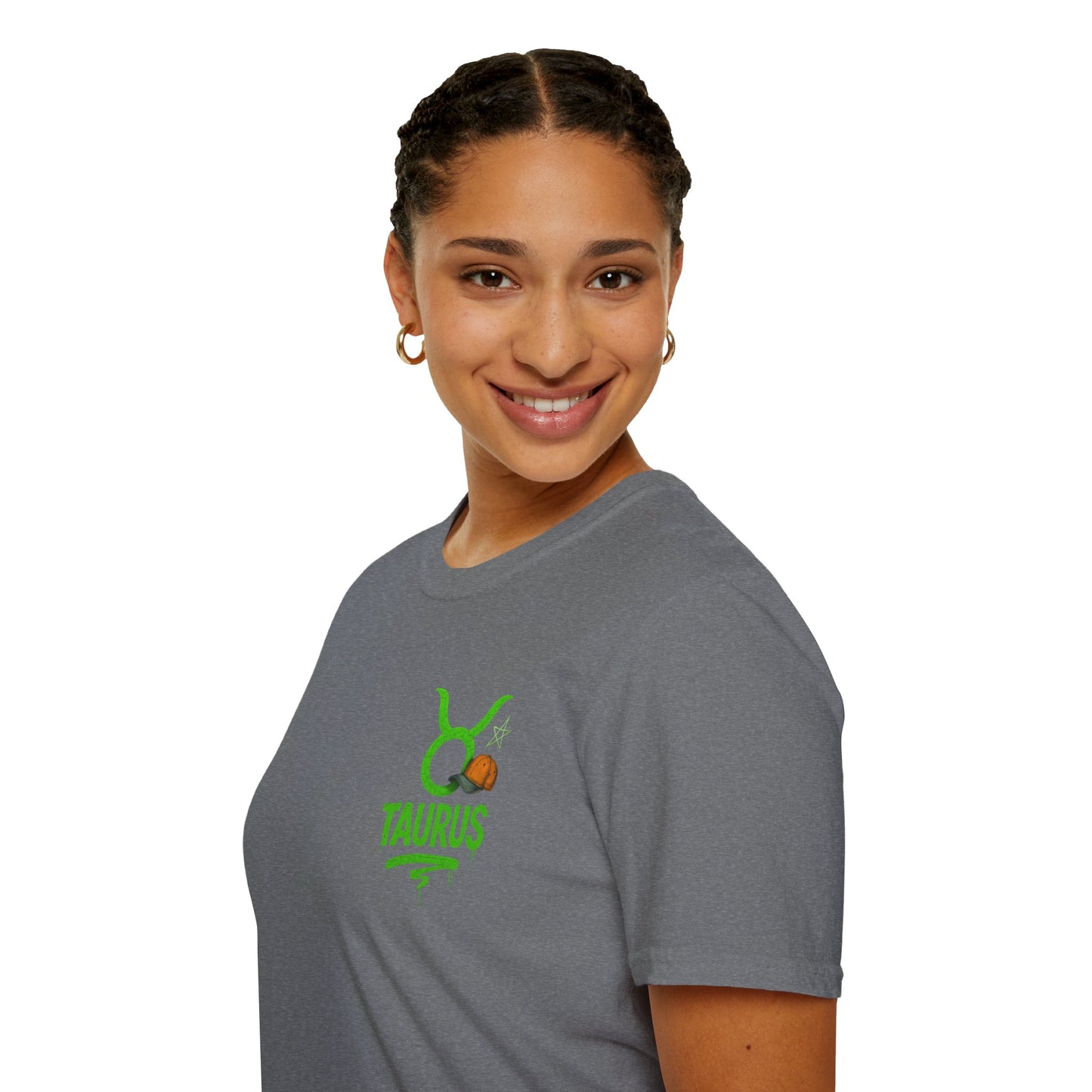 Taurus Zodiac Sign Softstyle Unisex T-Shirt