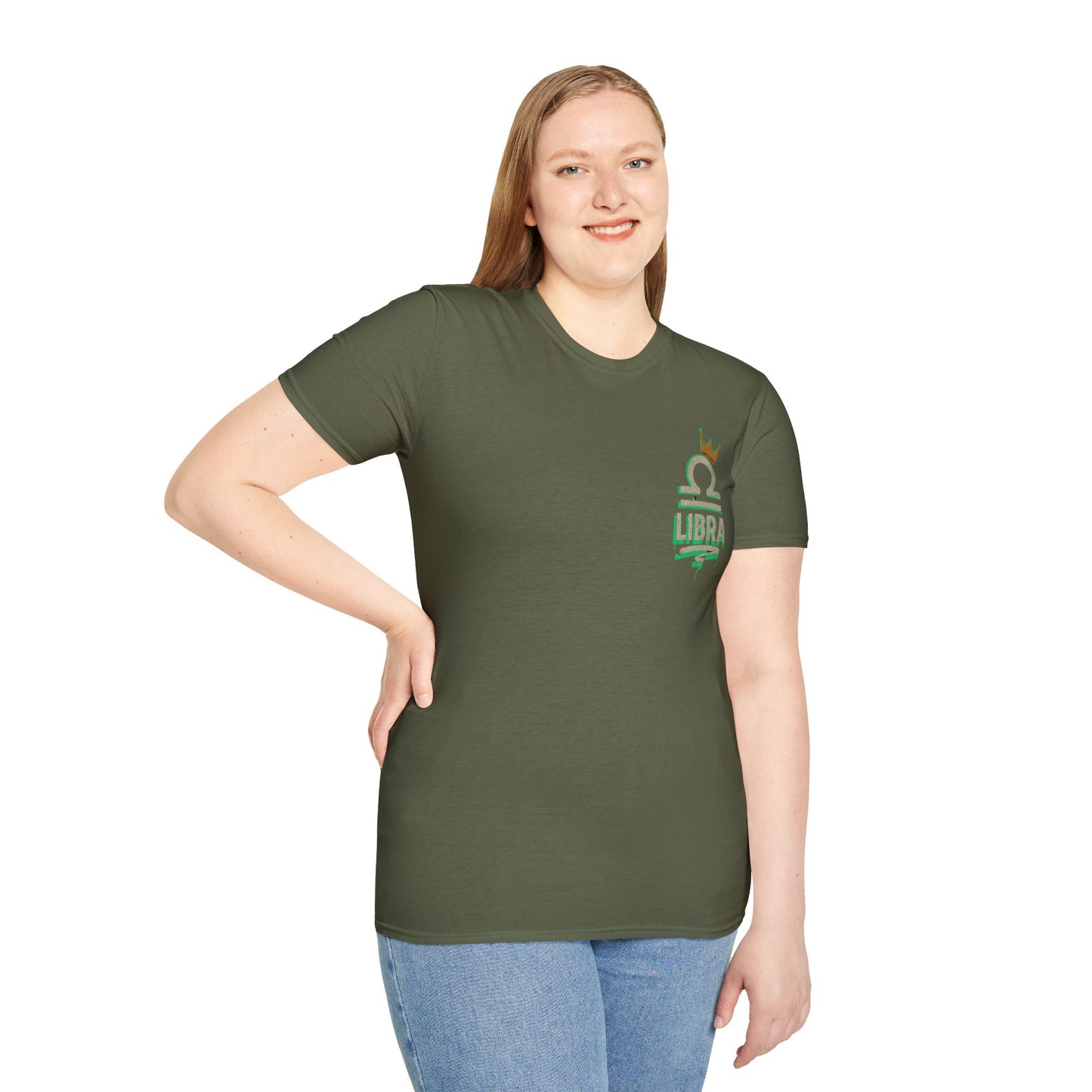 Libra Zodiac Sign Unisex Softstyle T-Shirt