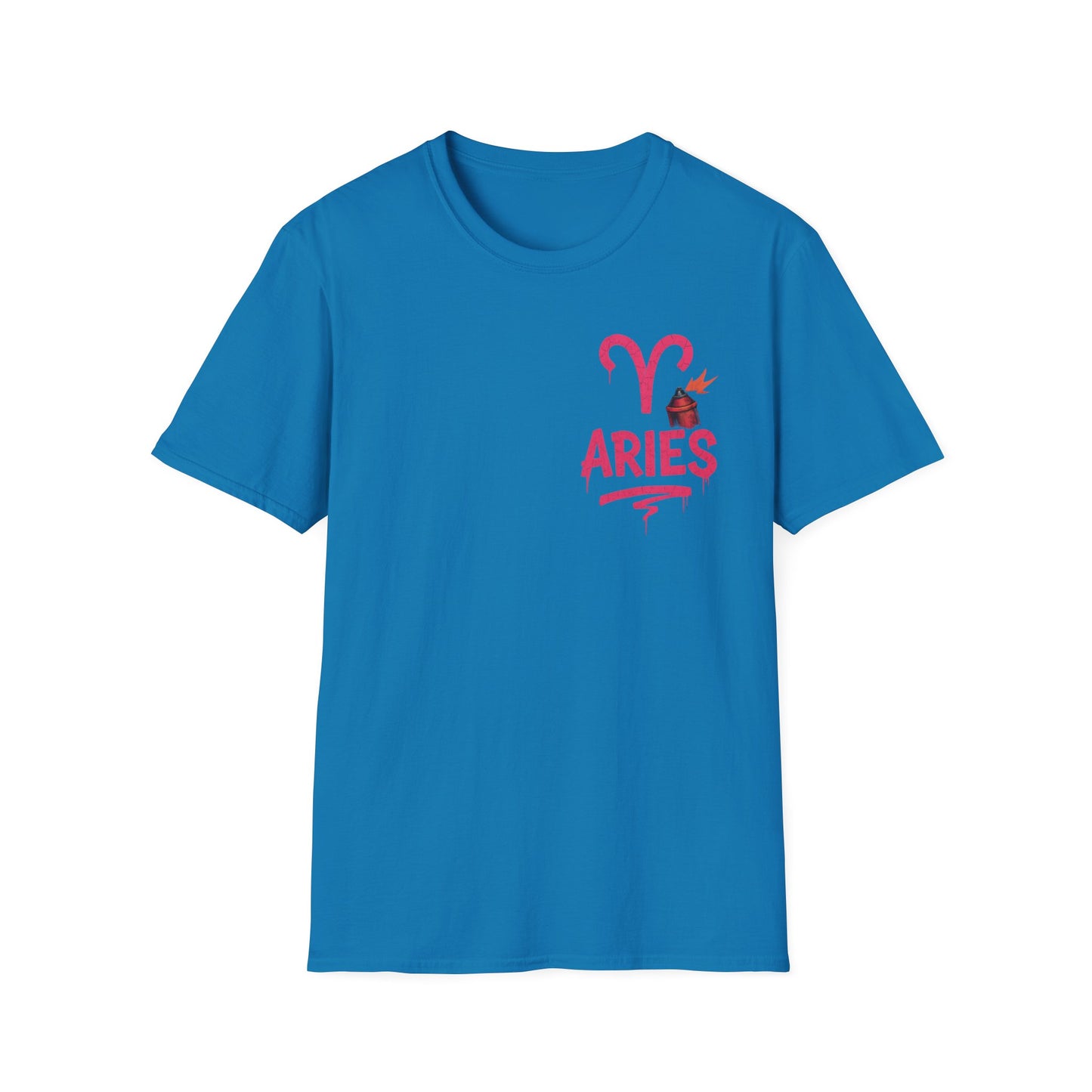 Aries Zodiac Sign Unisex Softstyle T-Shirt