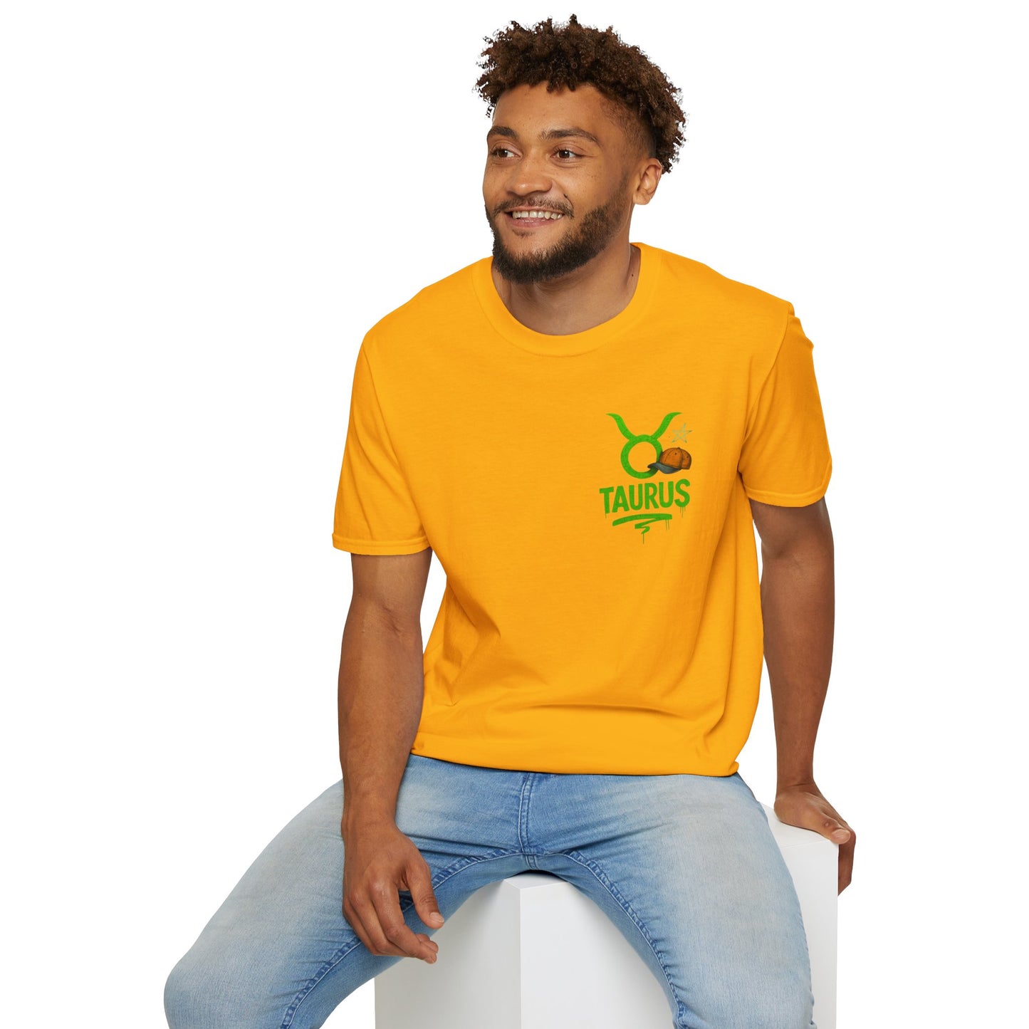 Taurus Zodiac Sign Softstyle Unisex T-Shirt