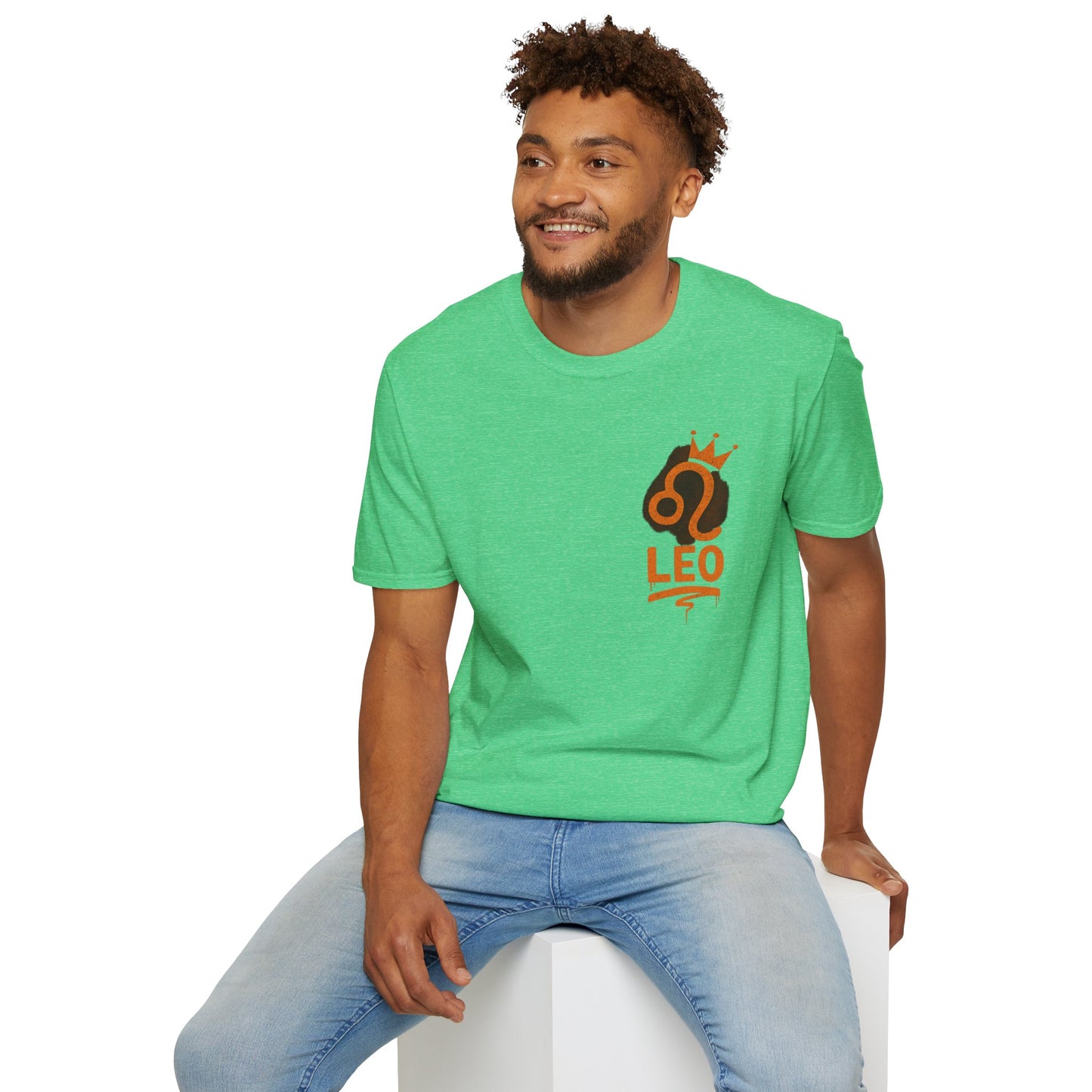 Leo Zodiac Sign Unisex Softstyle T-Shirt