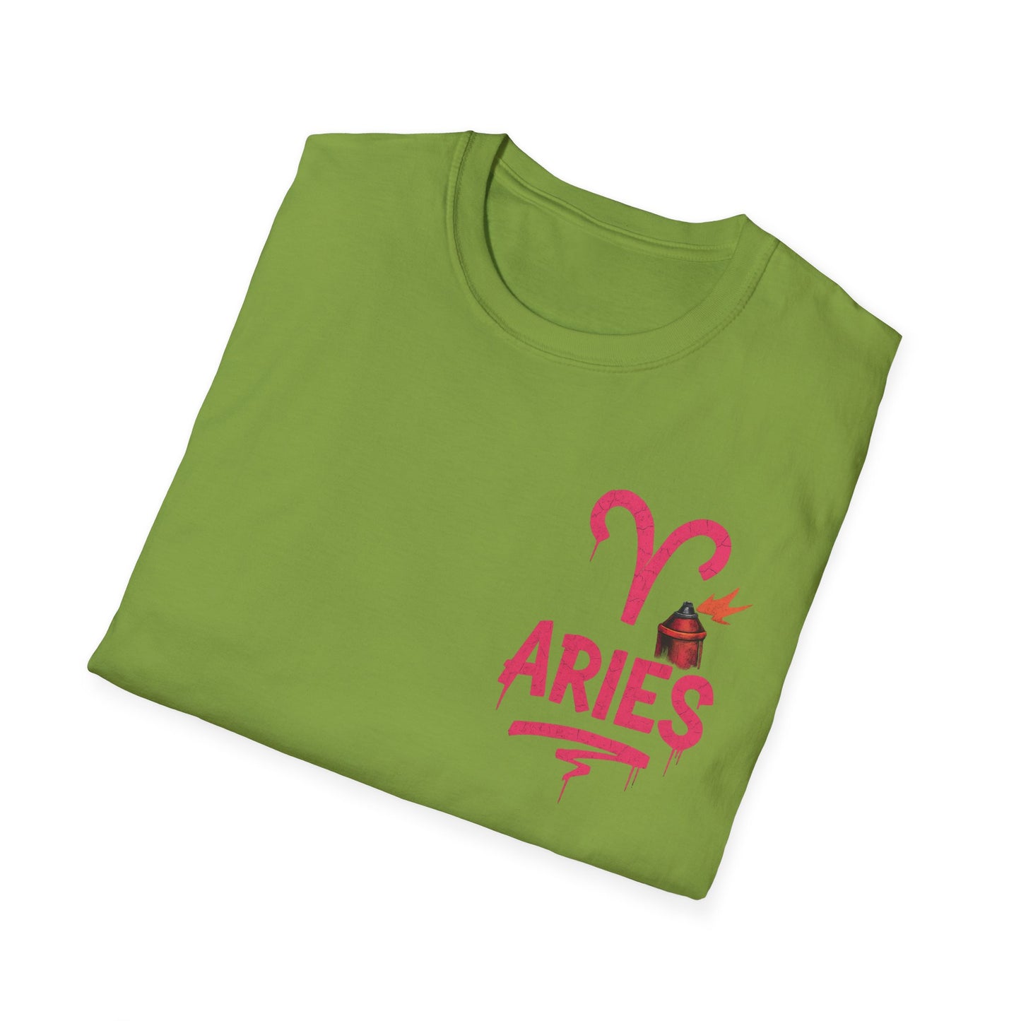 Aries Zodiac Sign Unisex Softstyle T-Shirt