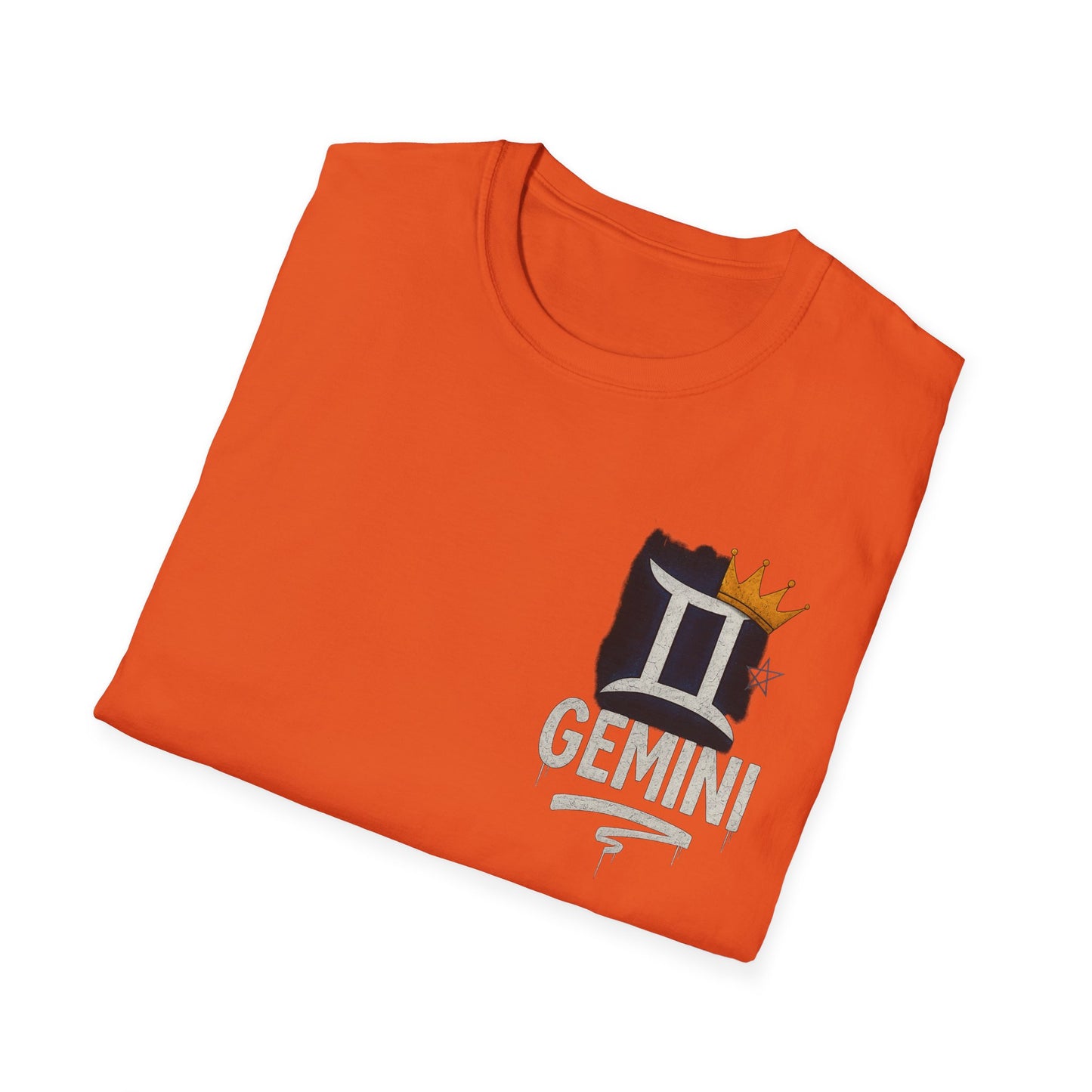 Gemini Zodiac Sign Unisex Softstyle T-Shirt